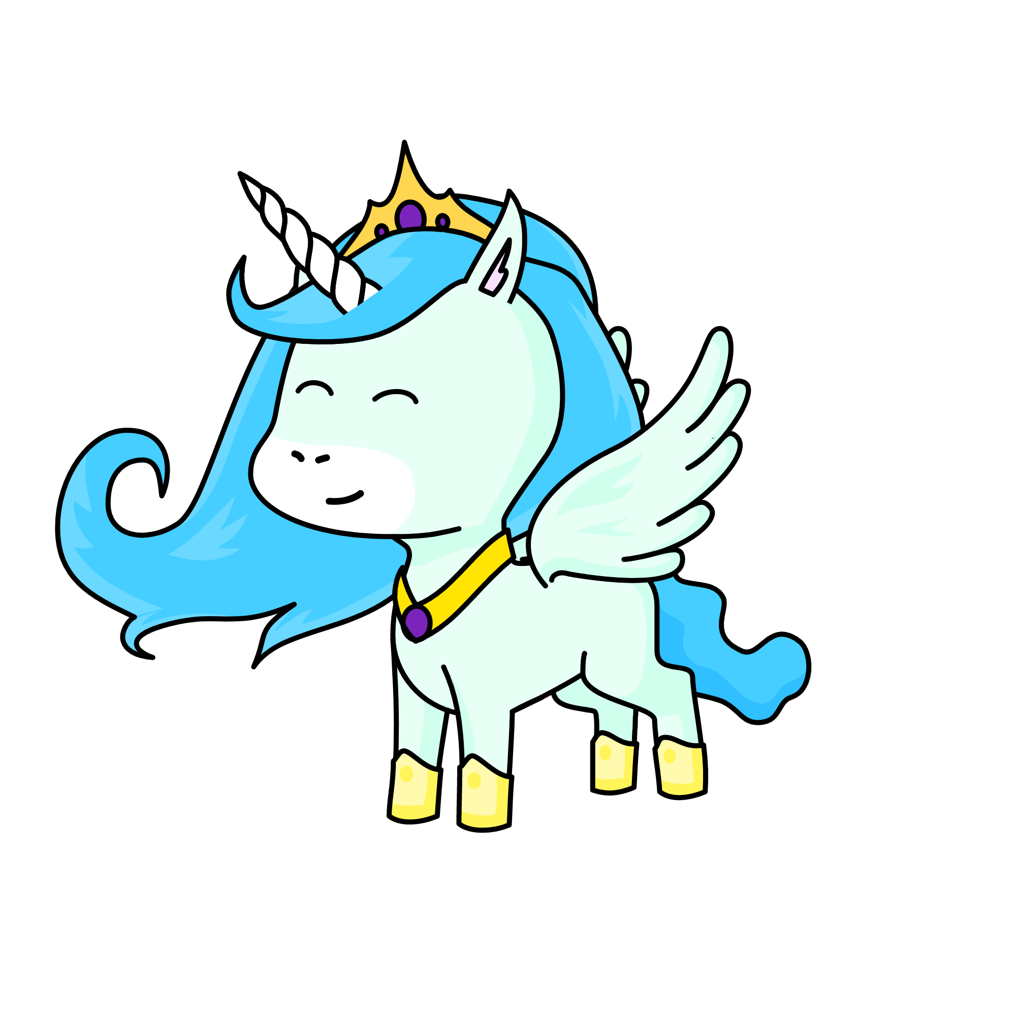Princess Celestia, the unicorn