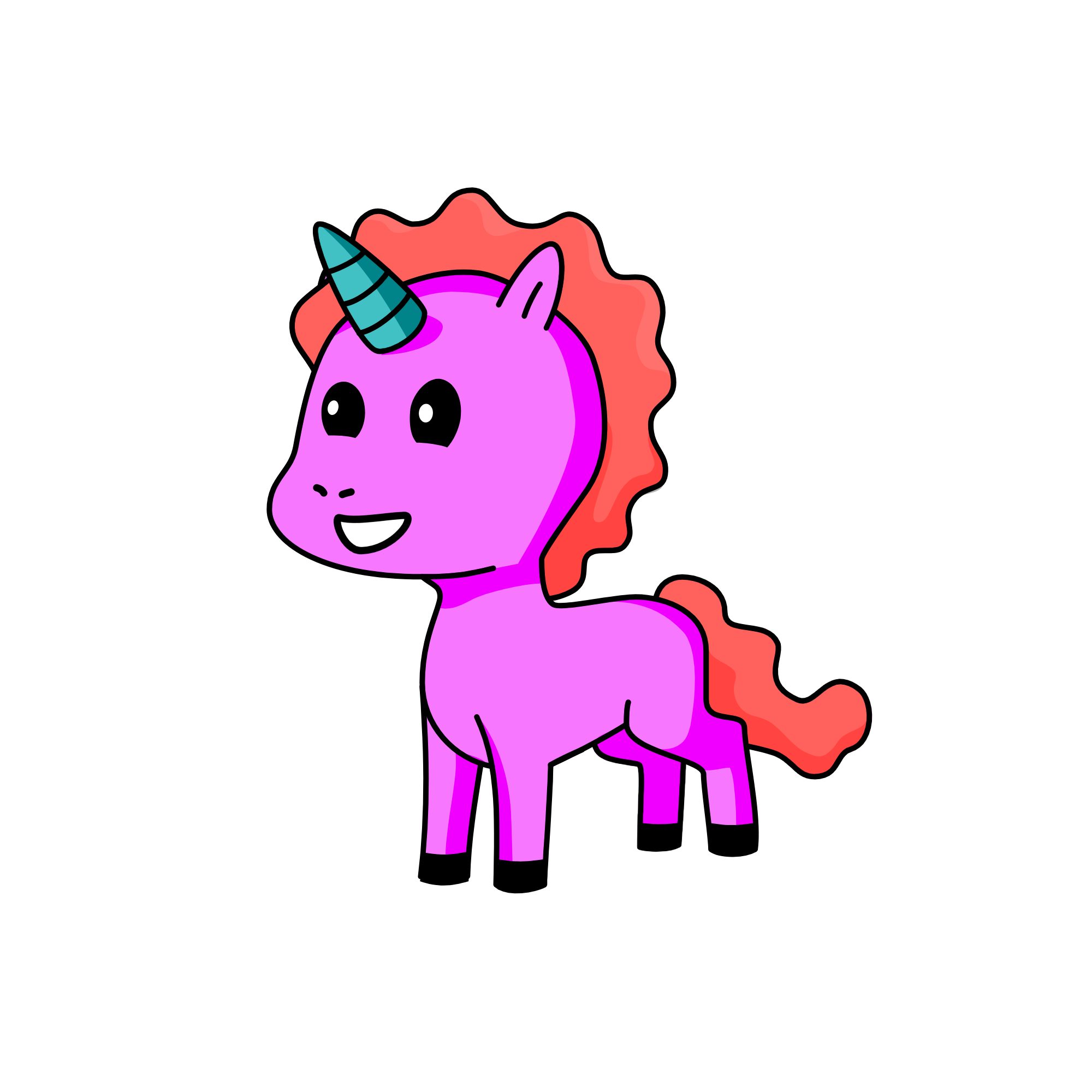 pinky, the unicorn