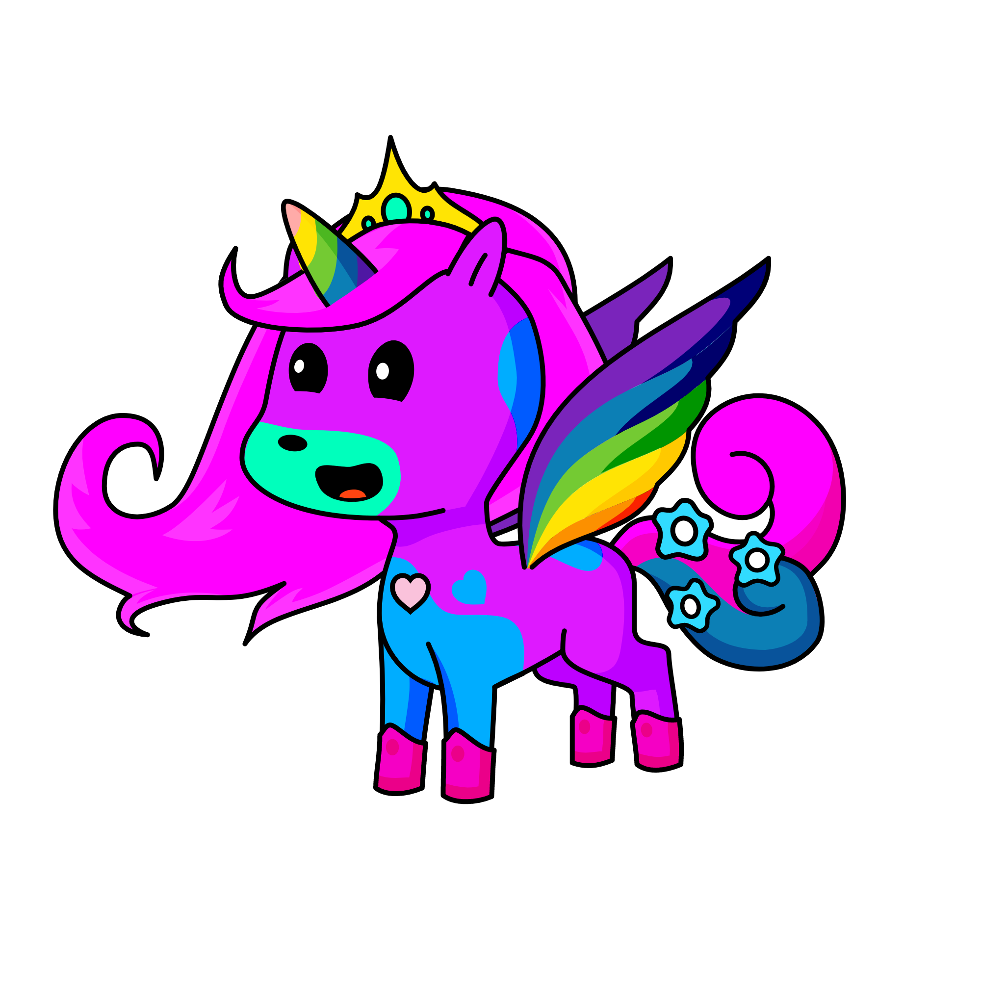 Leena The Unicorn, the unicorn
