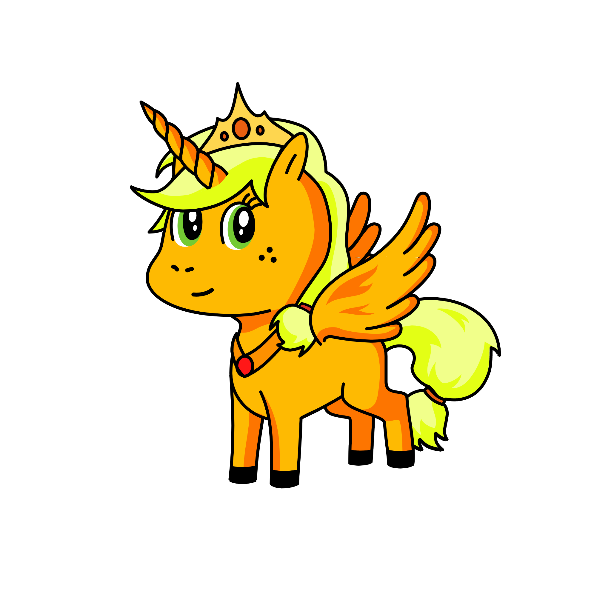 Princess Apple Jack, the unicorn
