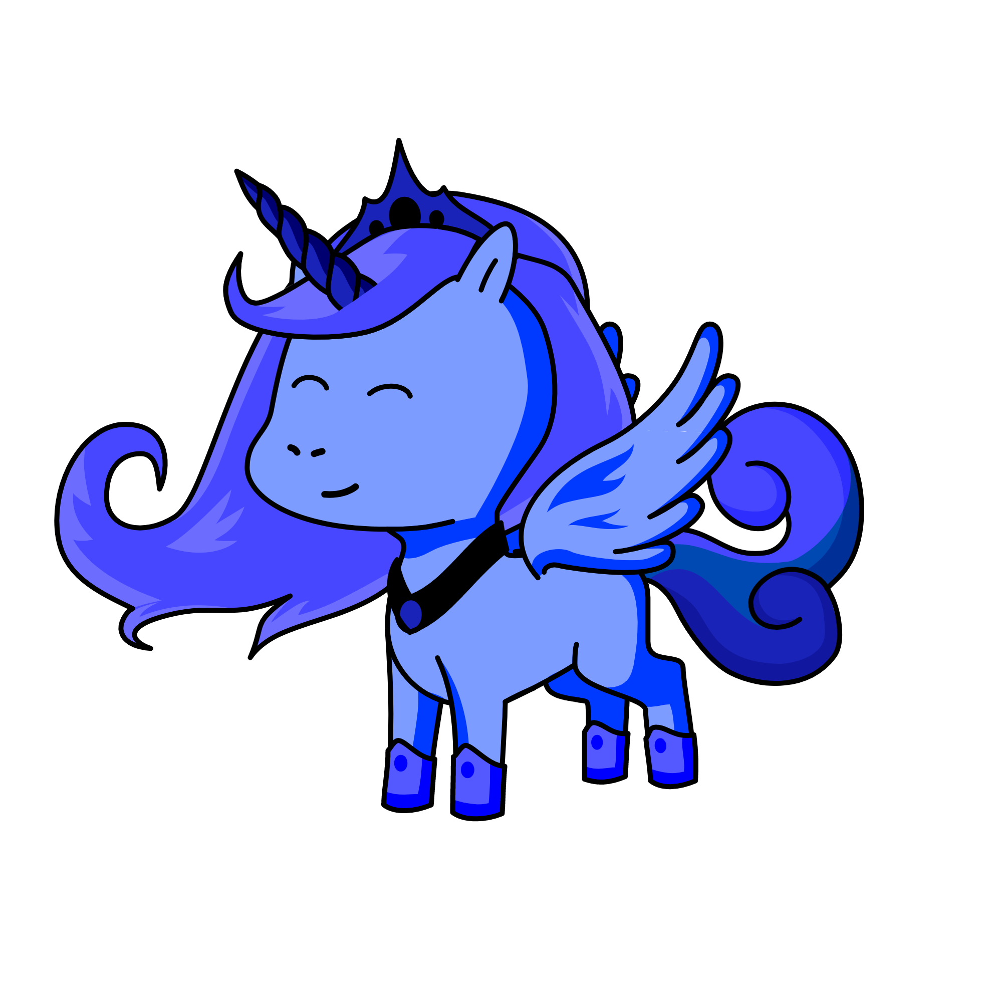 Princess Luna, the unicorn