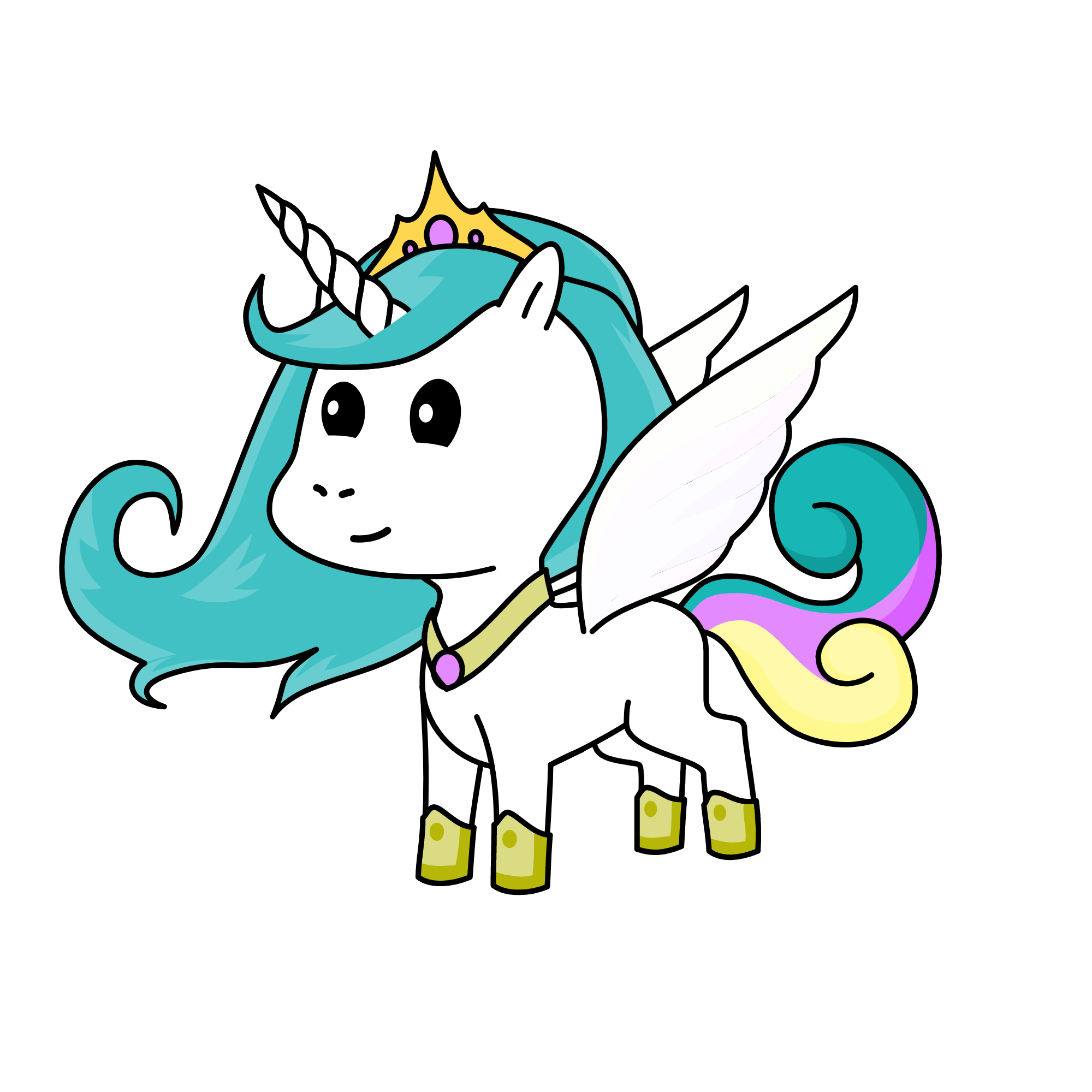 Princess Celestia, the unicorn