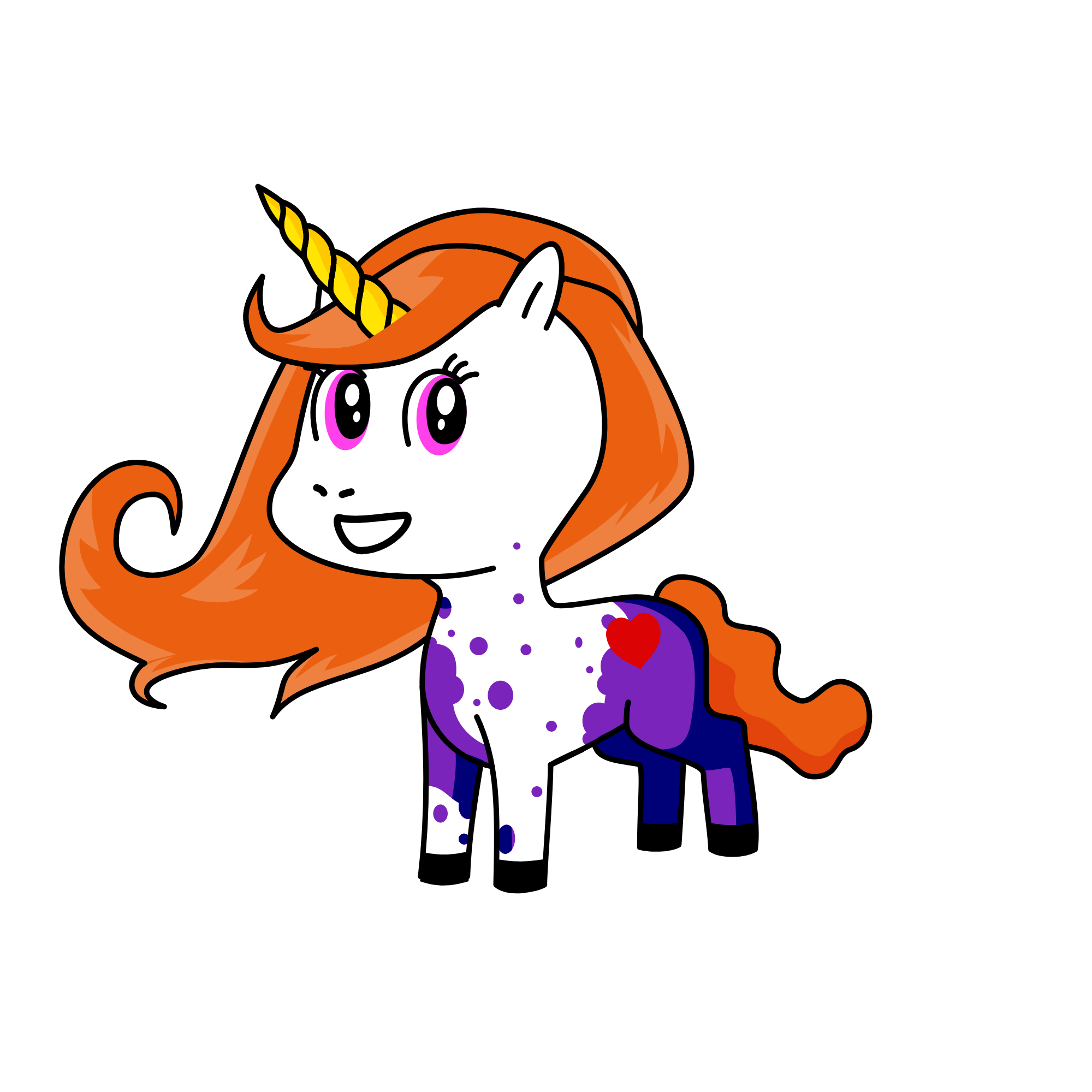 Petra, the unicorn