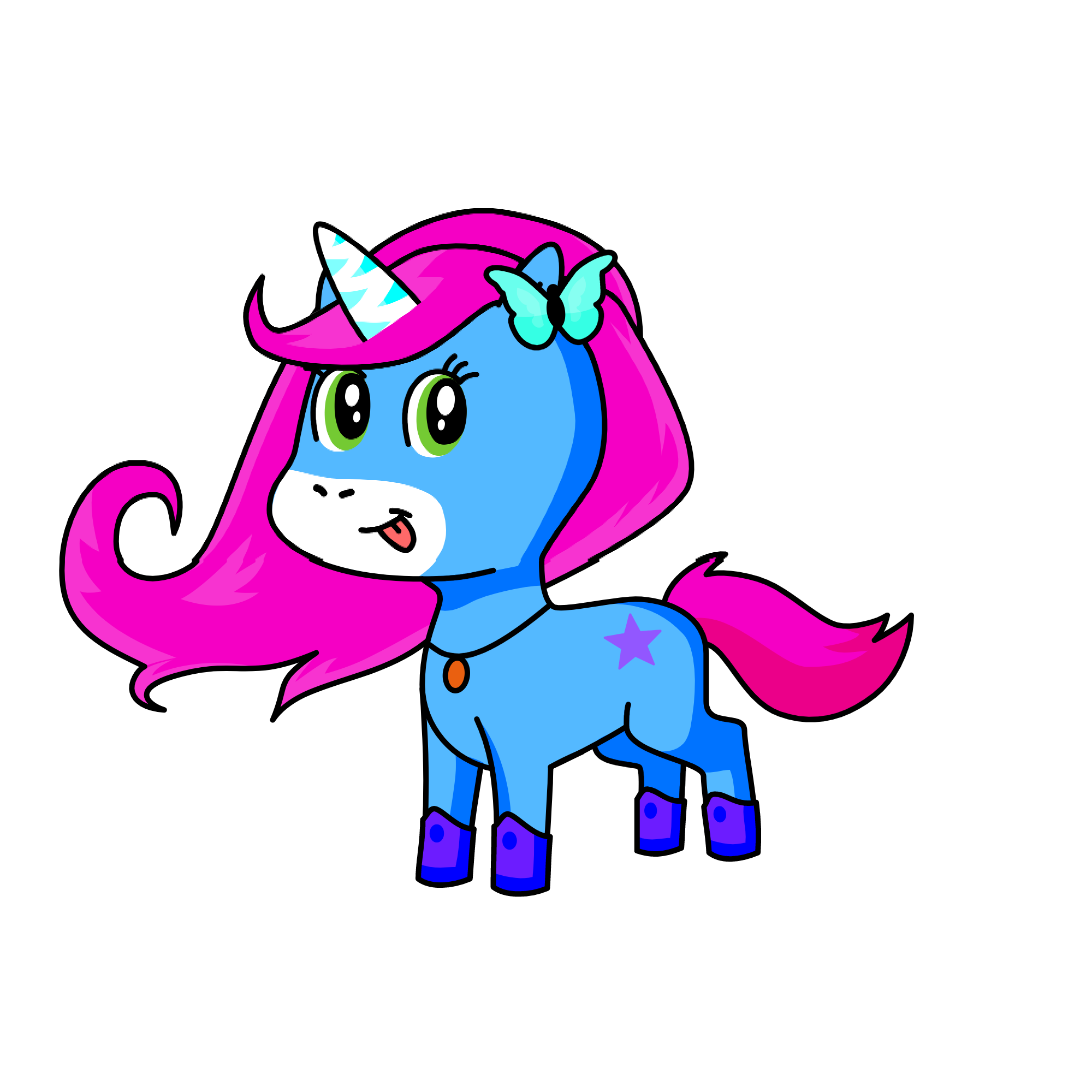 Polly pie, the unicorn