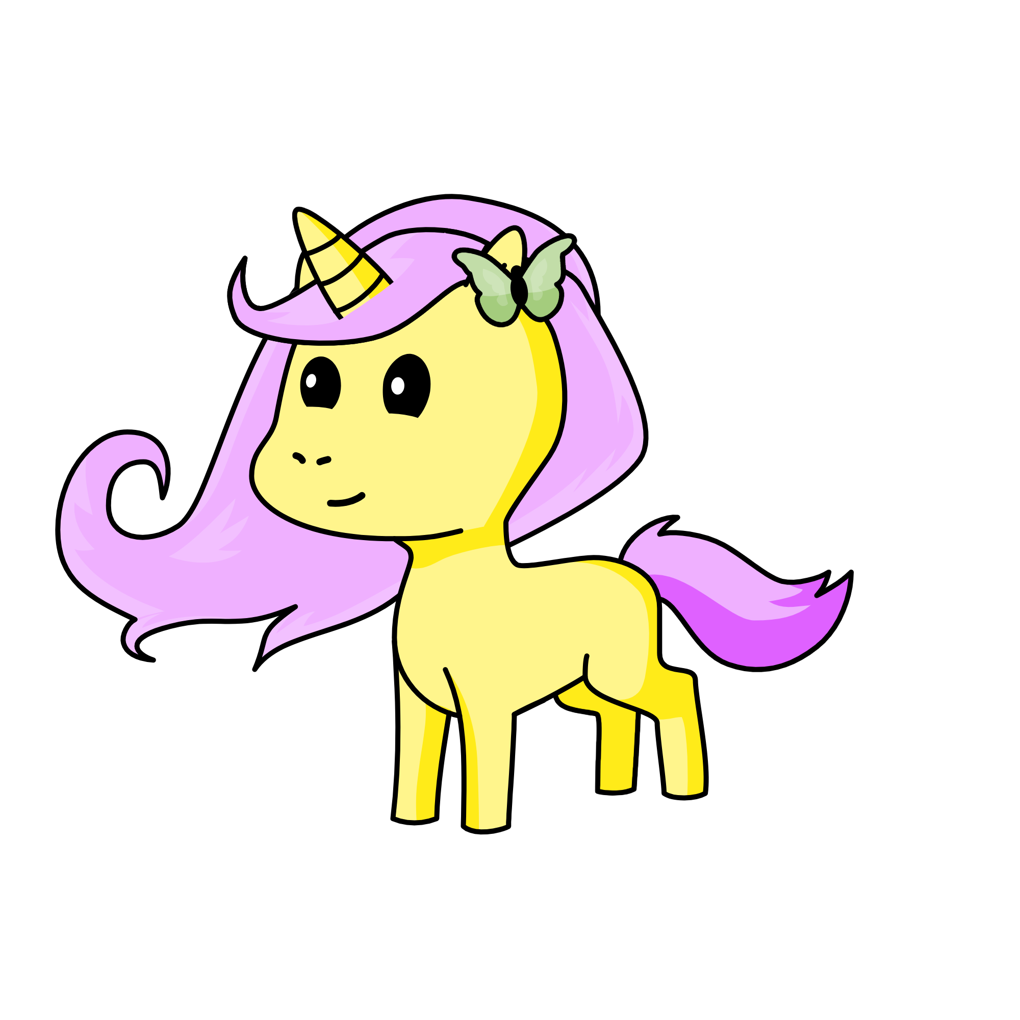 Fluttershy, the unicorn
