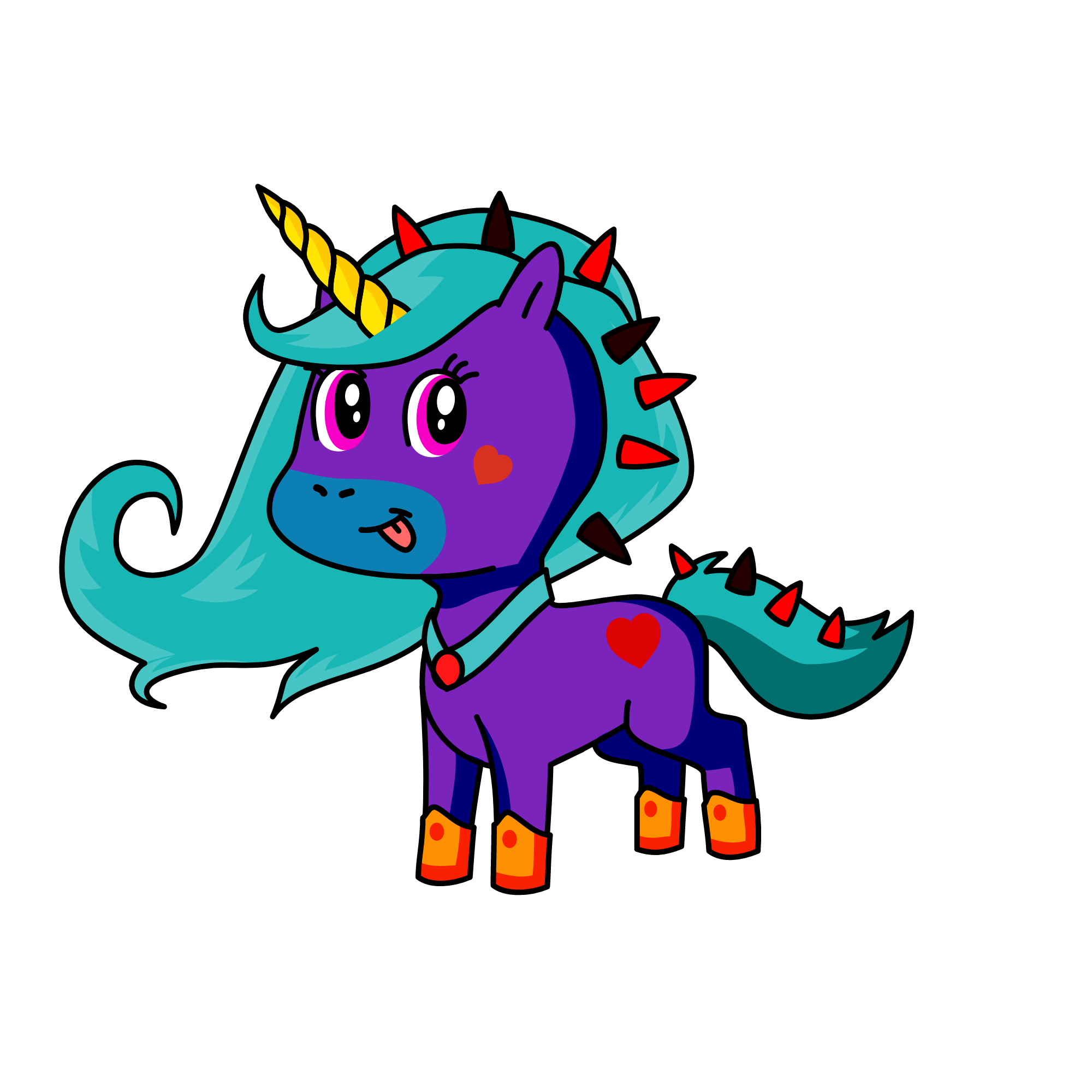 Eli la fabulosa, the unicorn