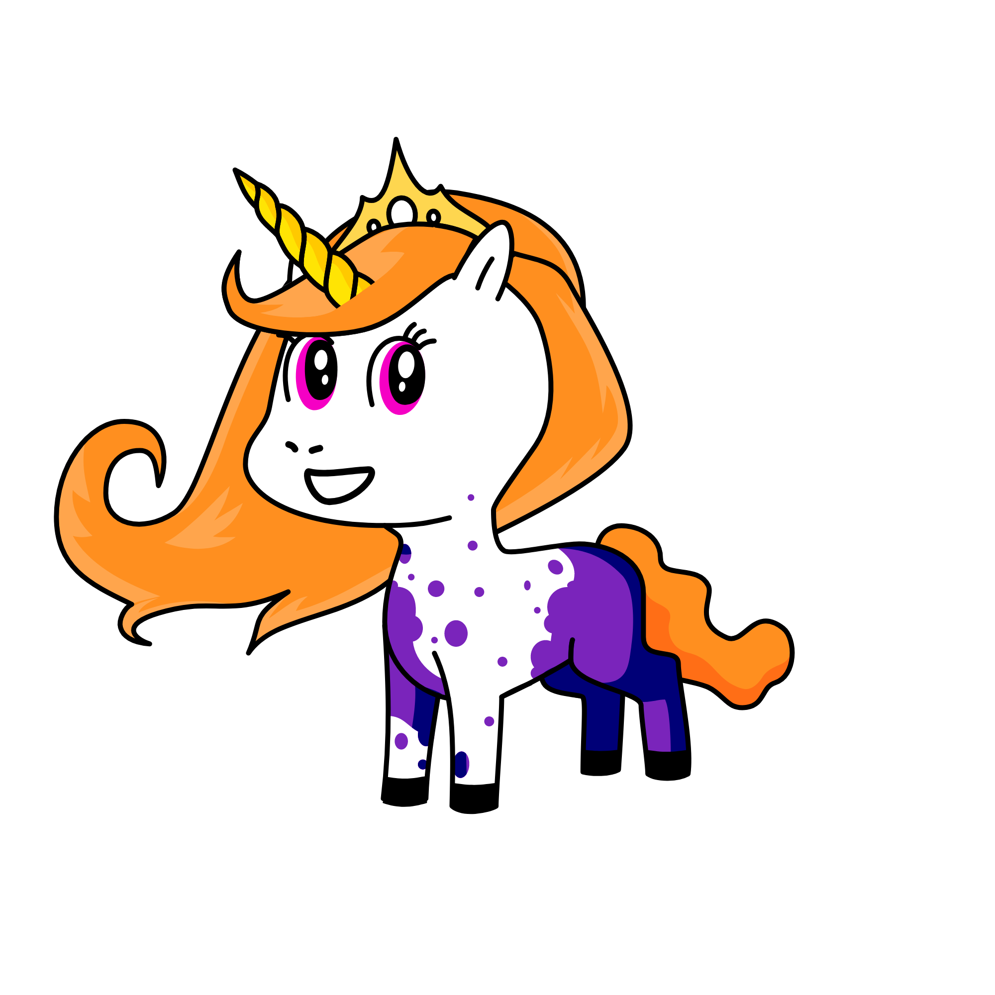 Pretra, the unicorn