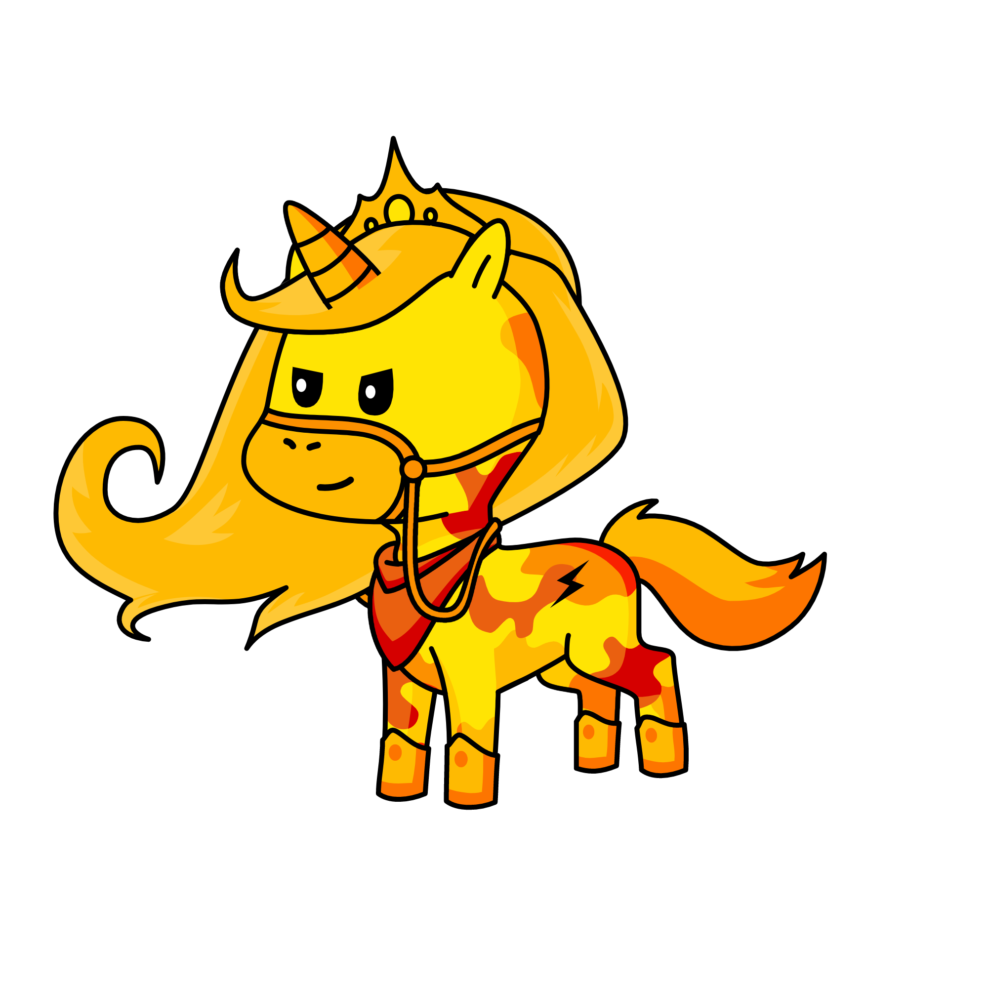 Regina del deserto!, the unicorn
