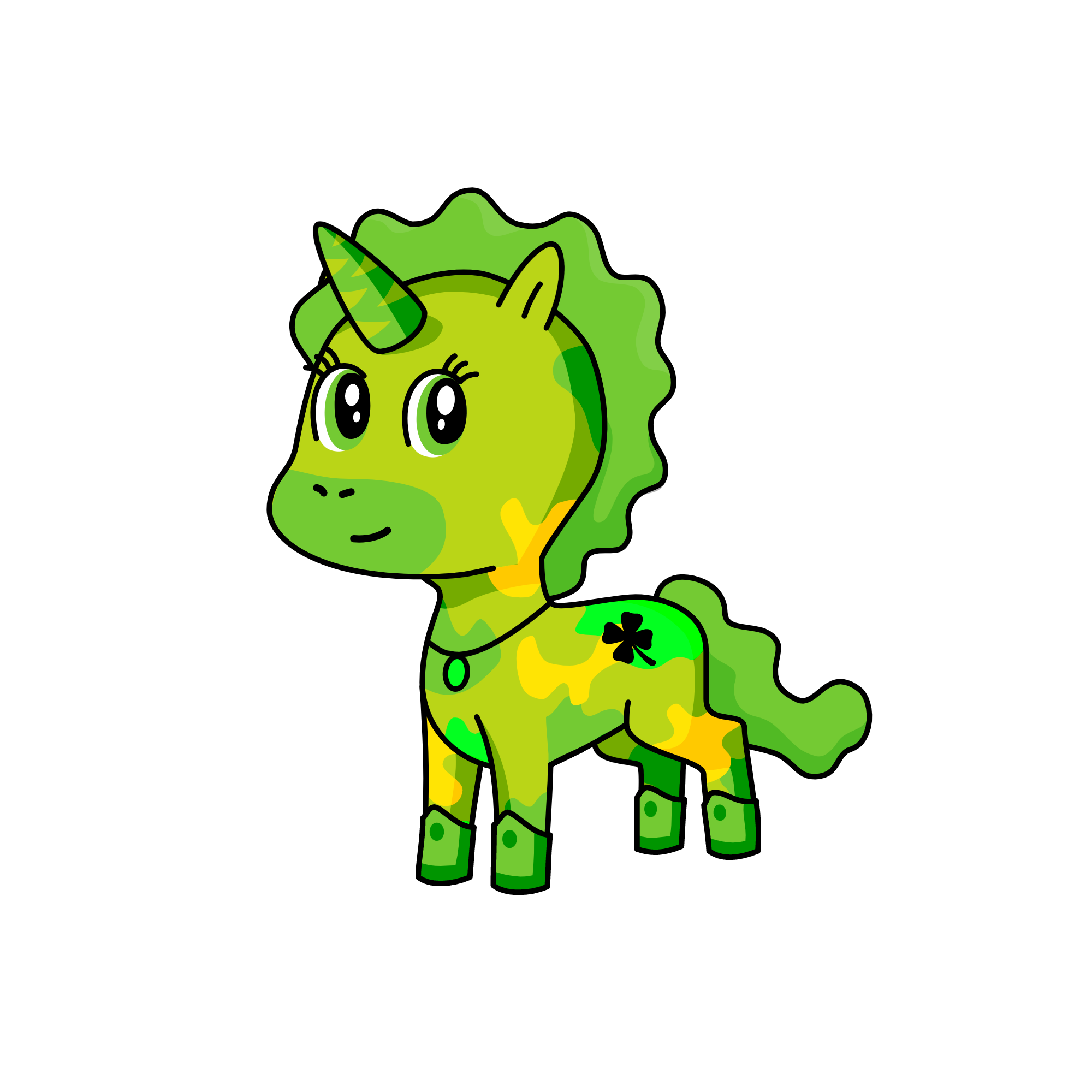 Verdolino, the unicorn