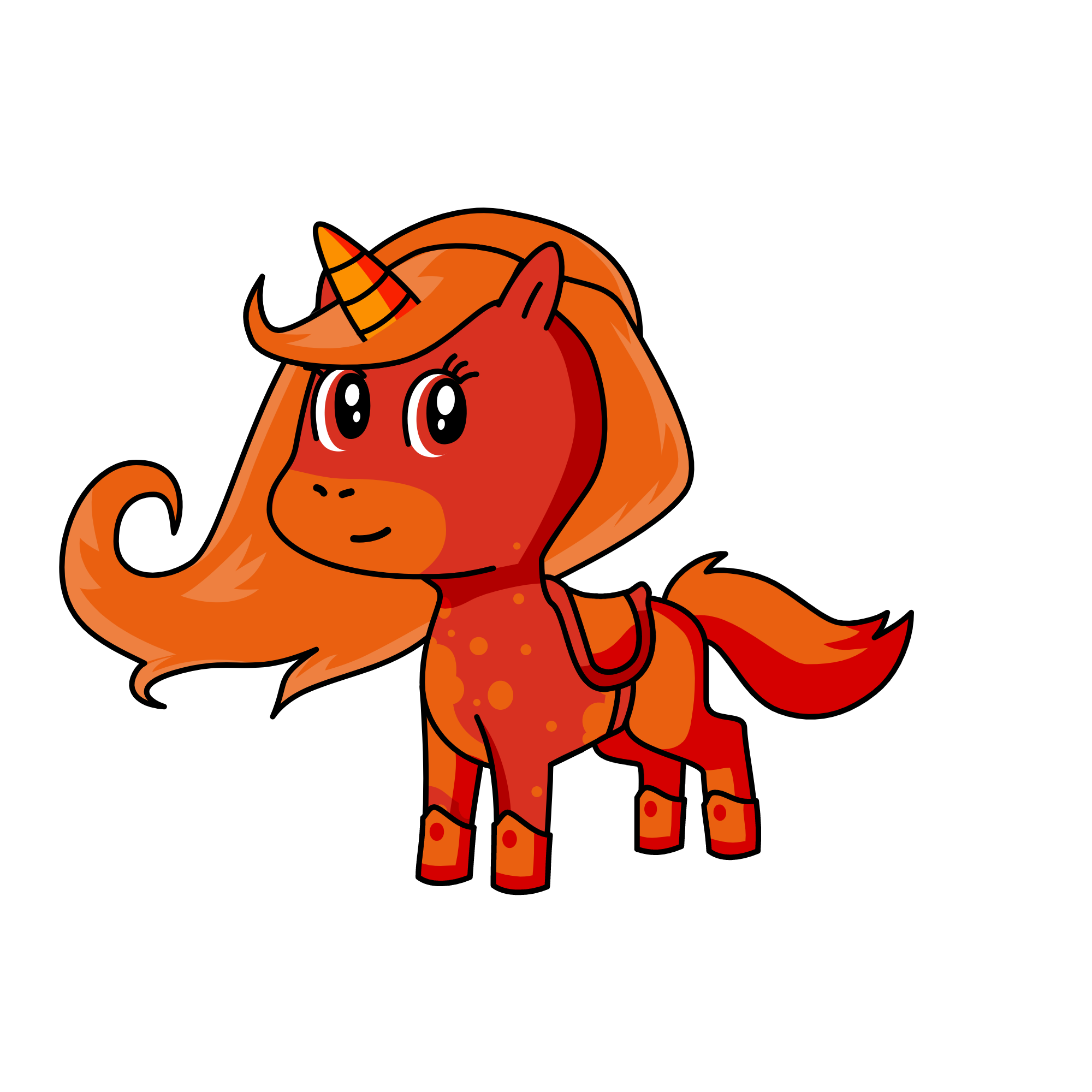 Fragola, the unicorn