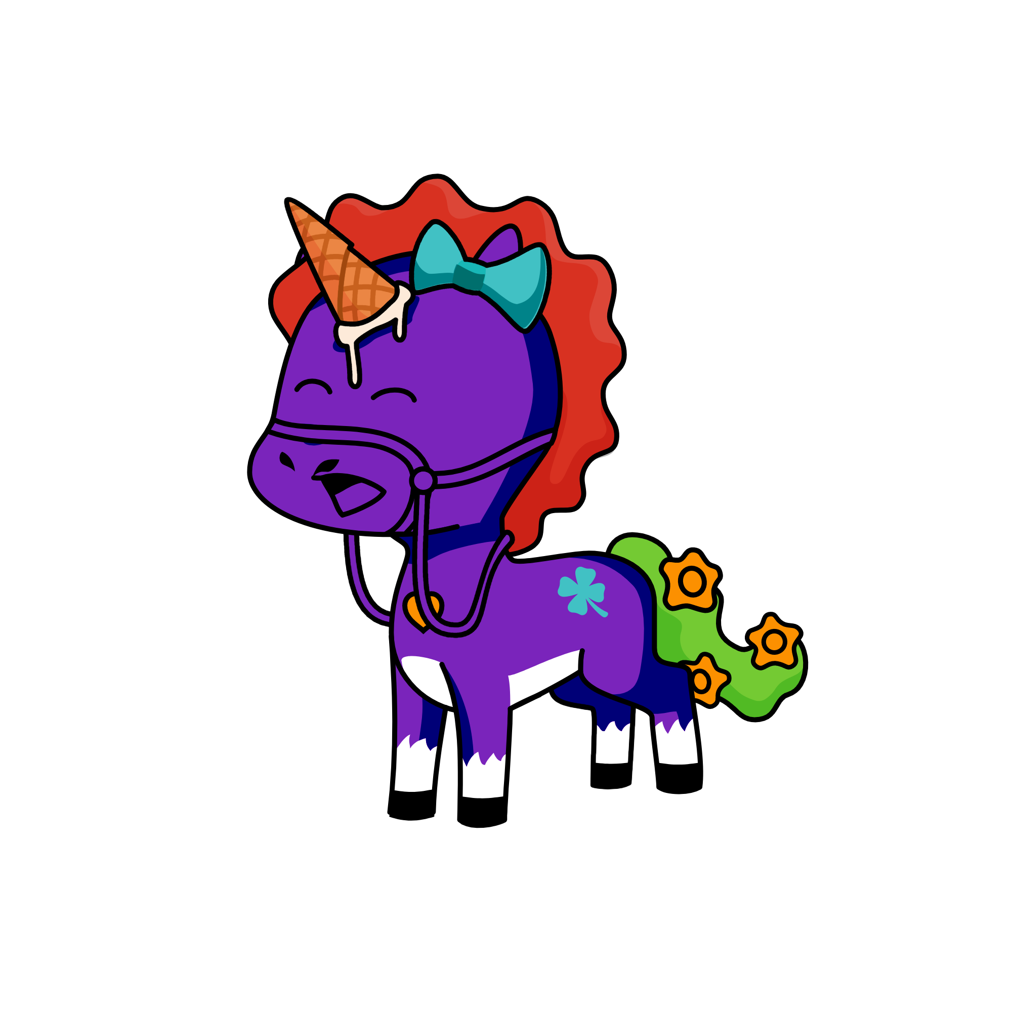 Splashy, the unicorn