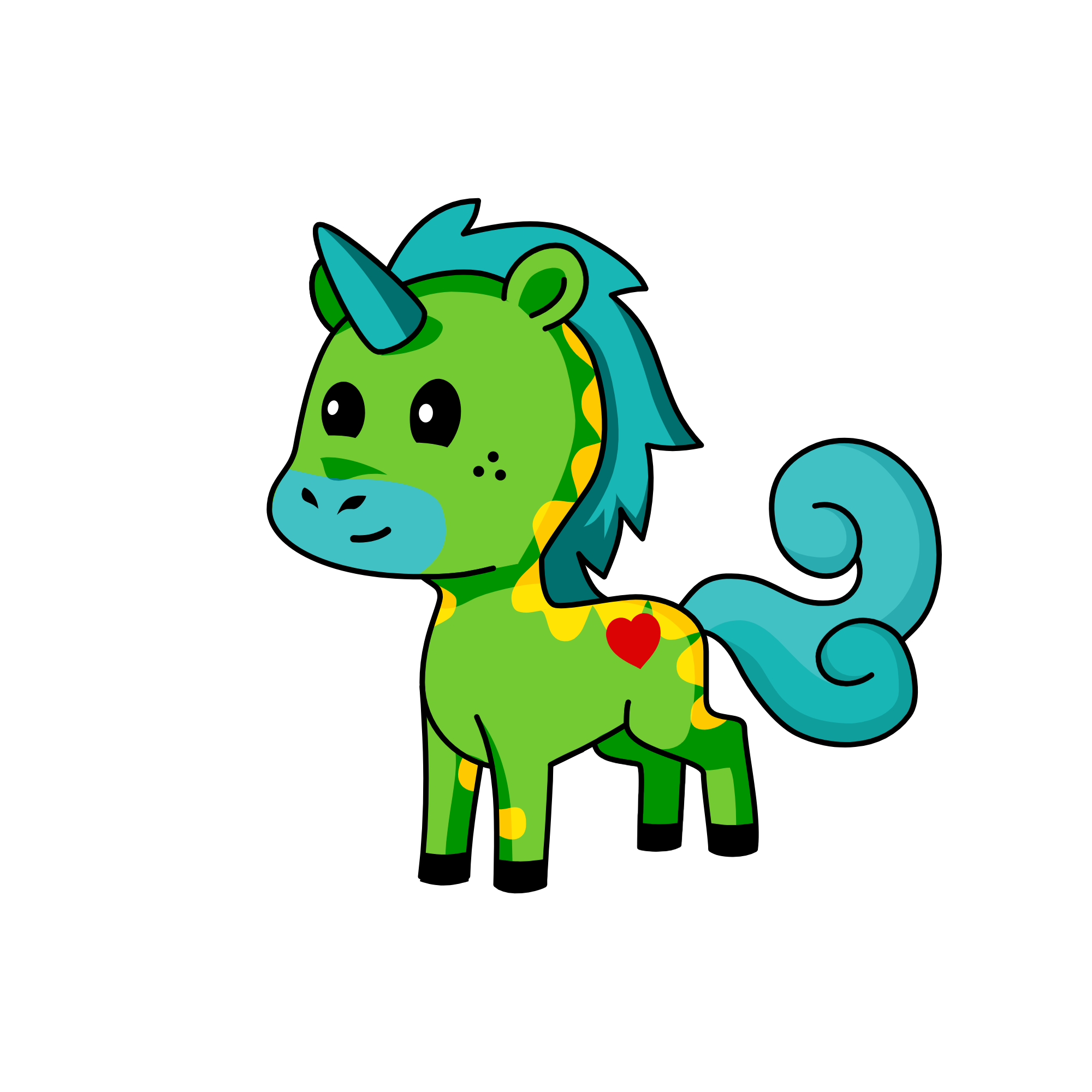 Splats, the unicorn