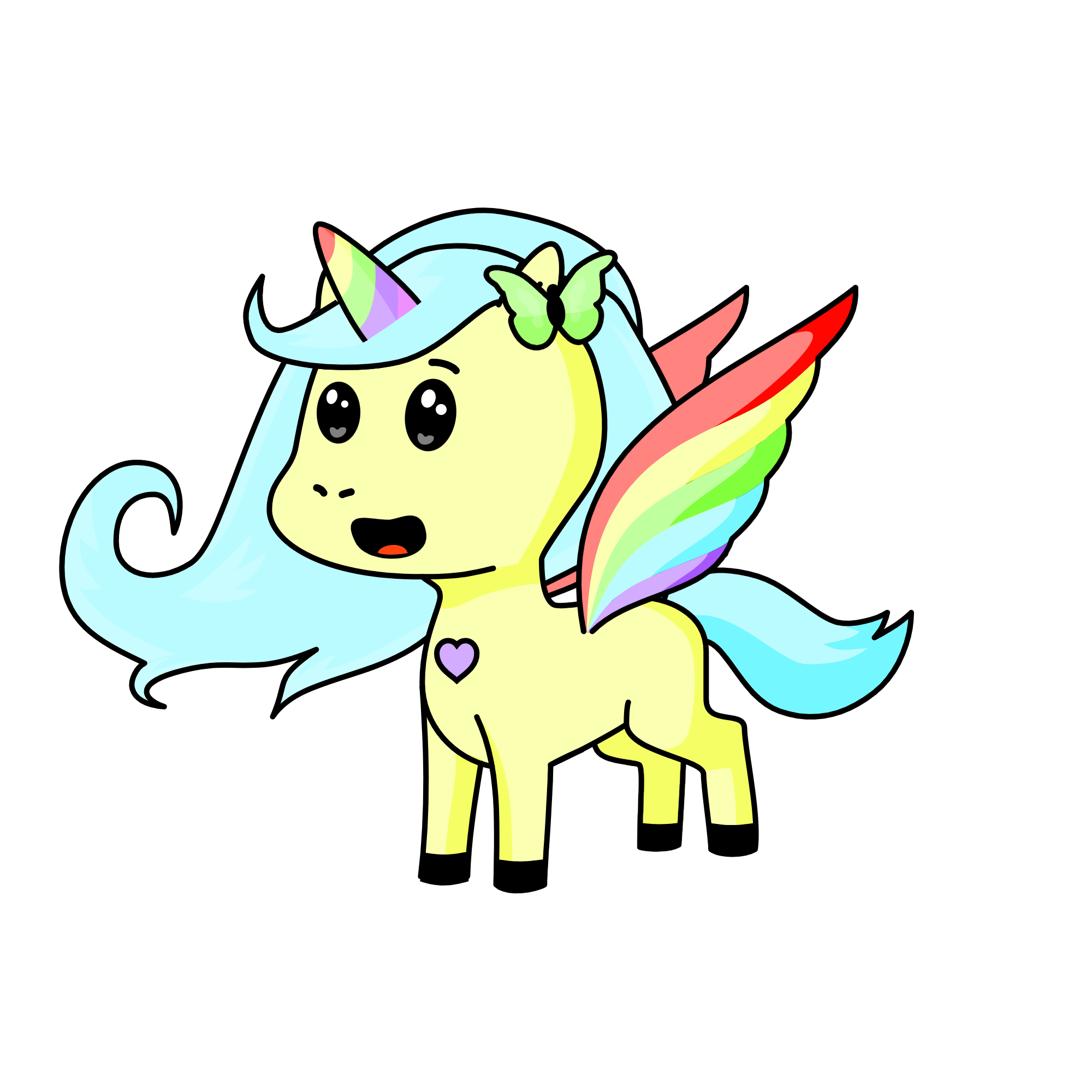 Melanie, the unicorn
