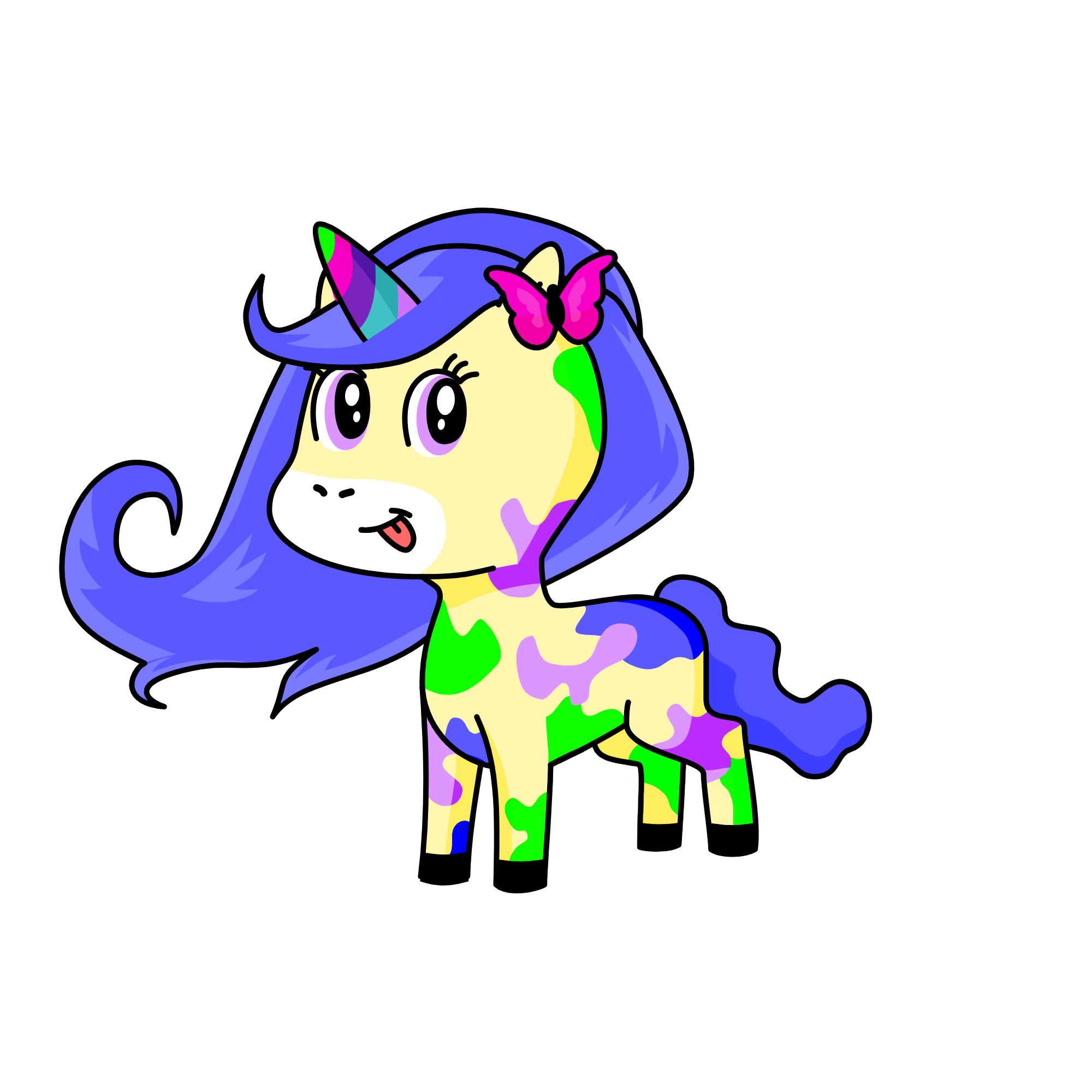 Pastel, the unicorn