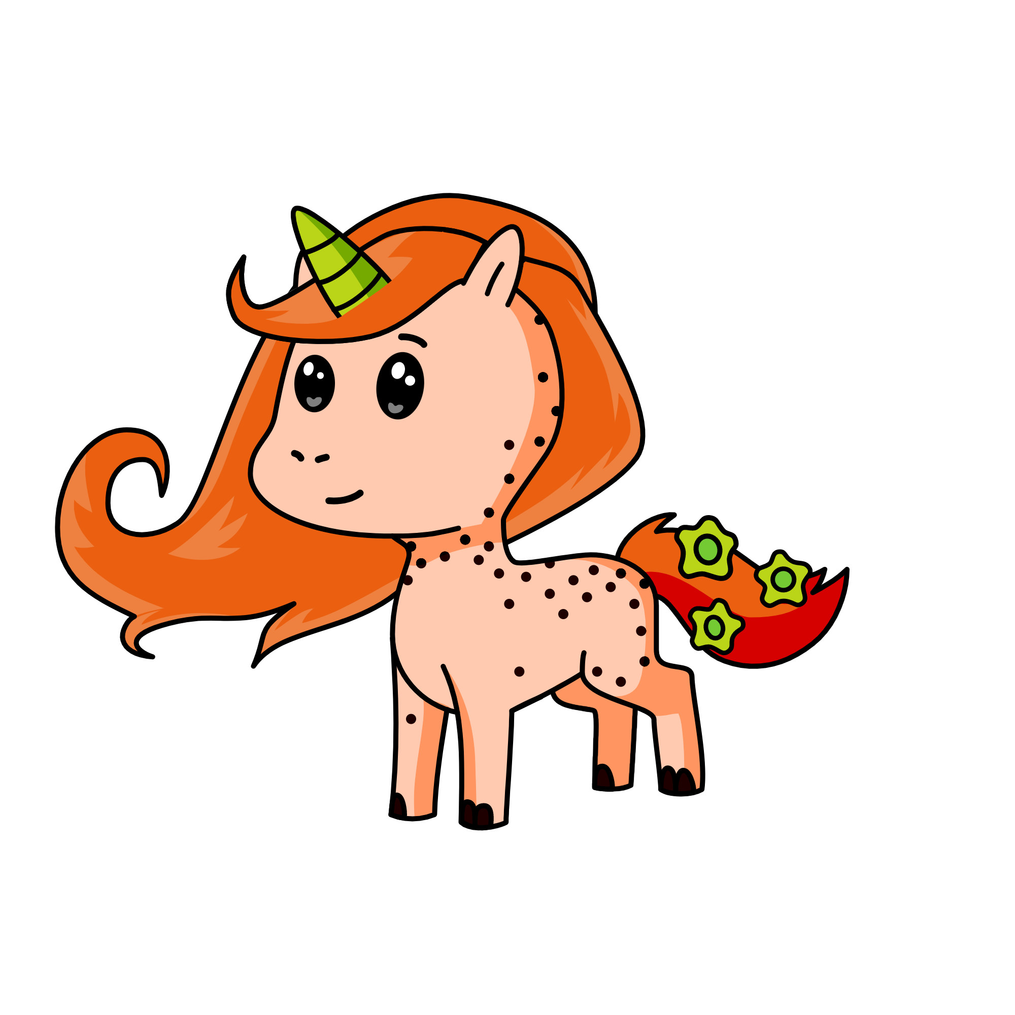 strawberry, the unicorn
