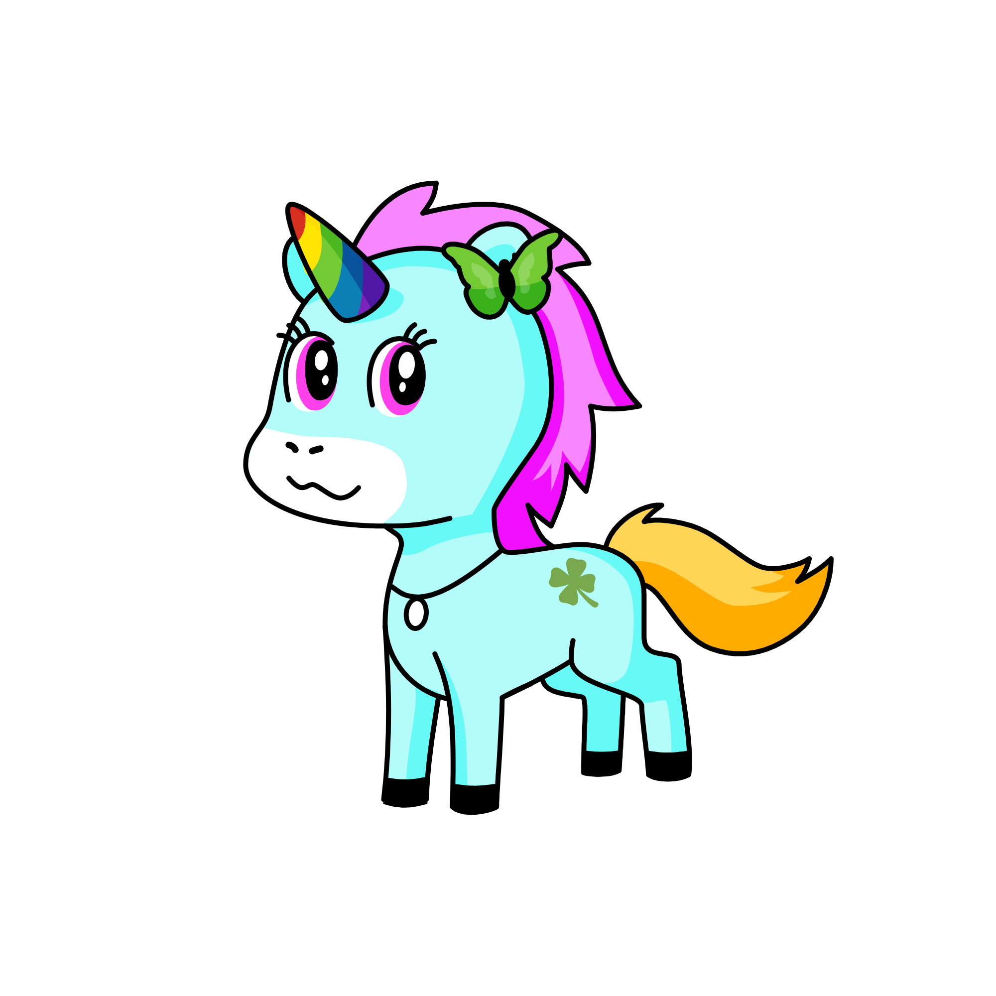 màu sắc tươi đẹp, the unicorn