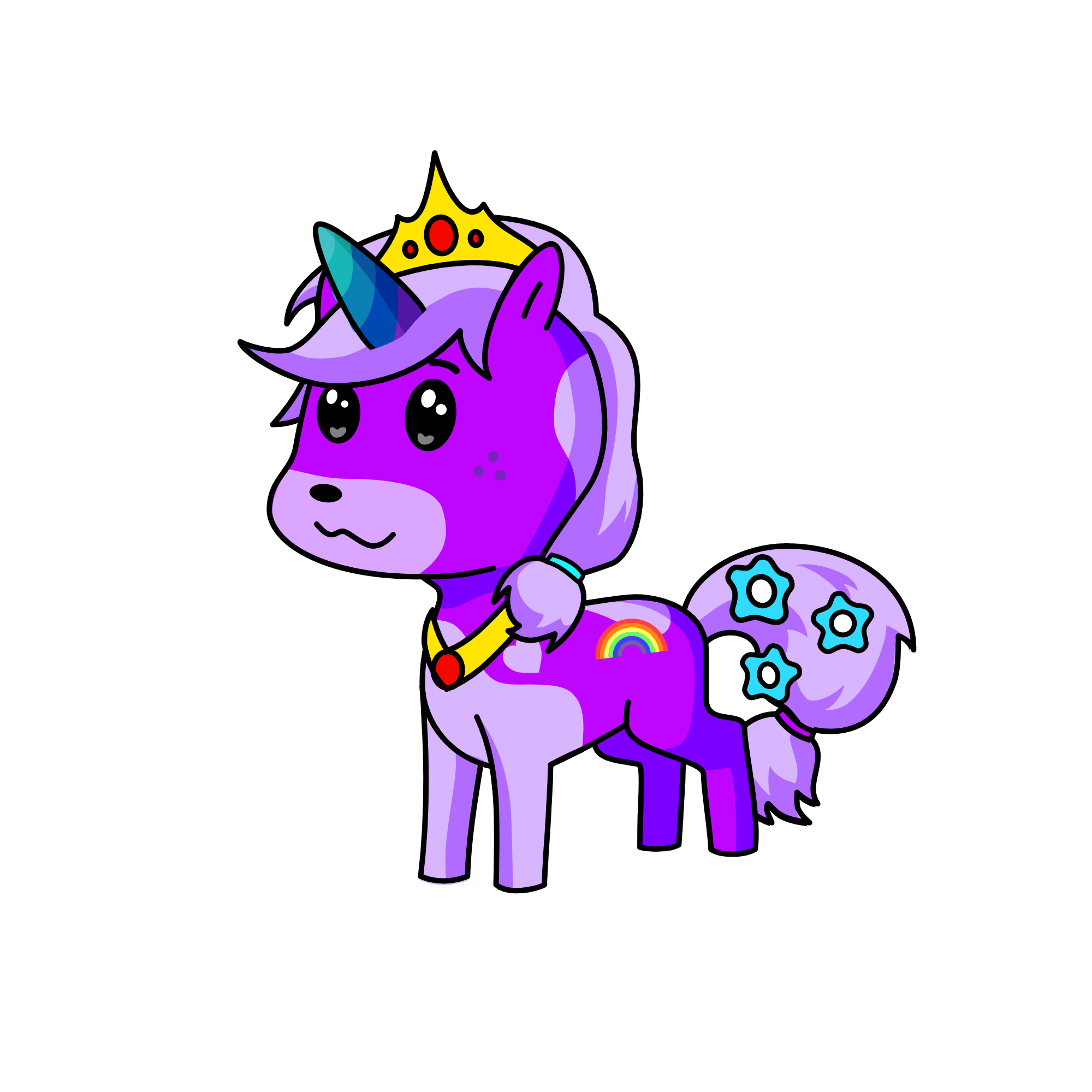 Ruby the shadow, the unicorn