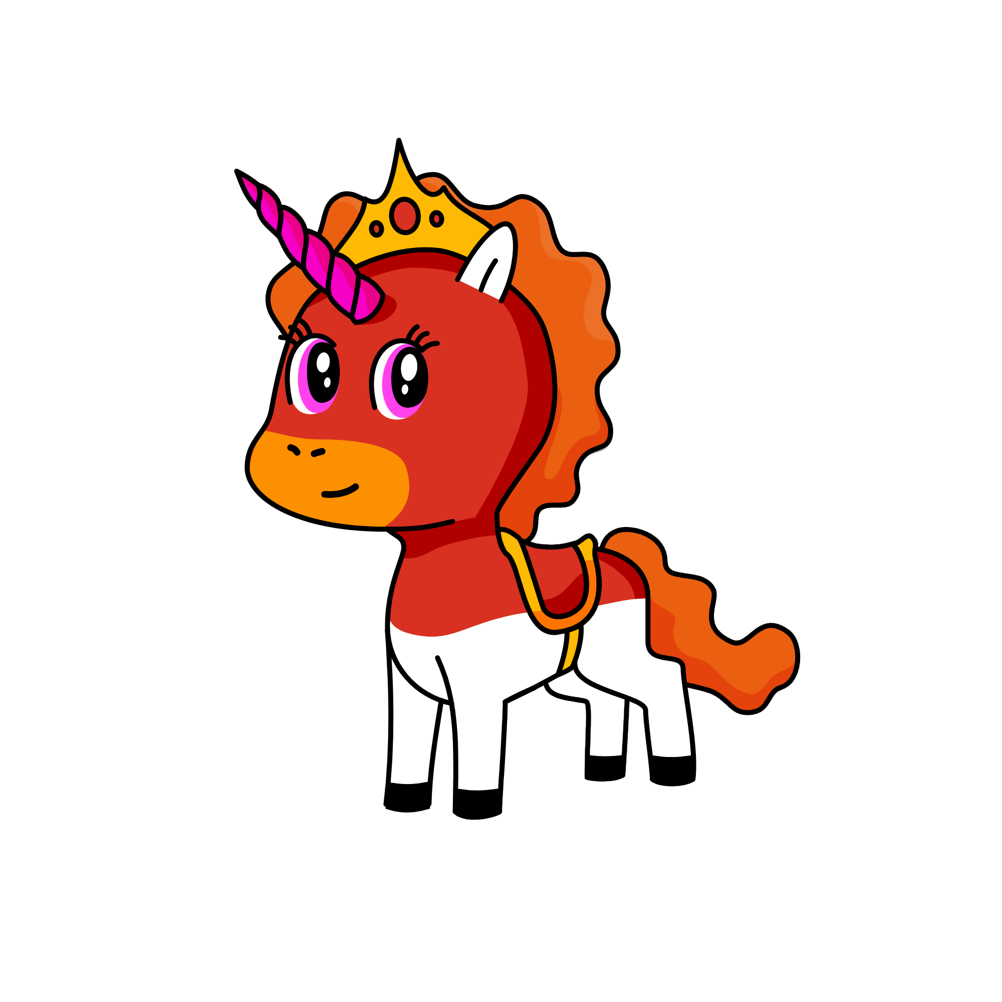 Little Red, the unicorn