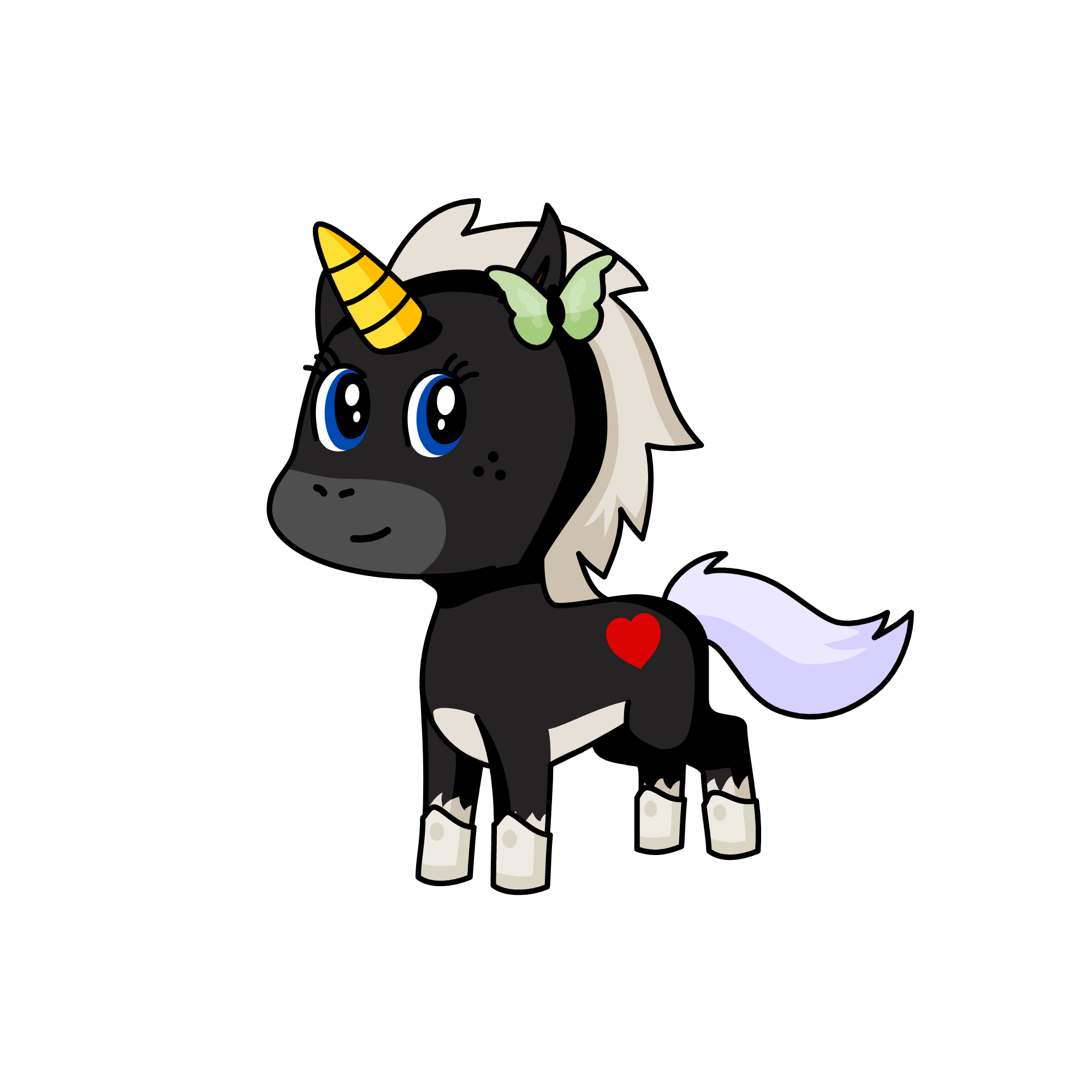 Princess Shadow, the unicorn