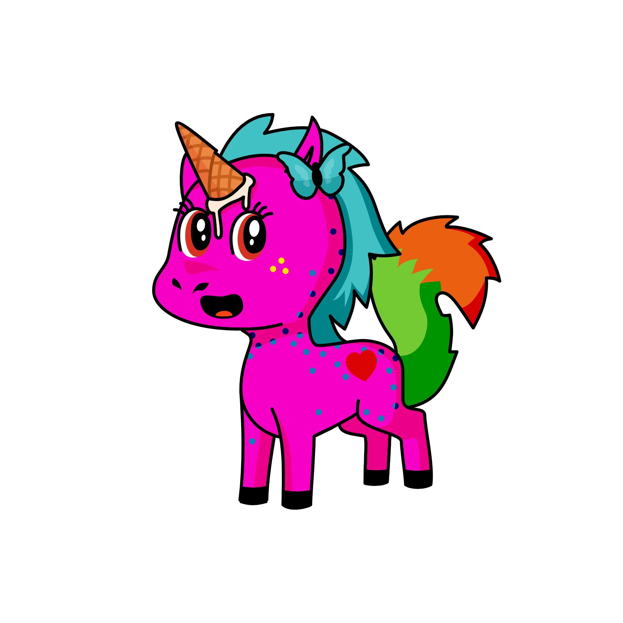 trio, the unicorn