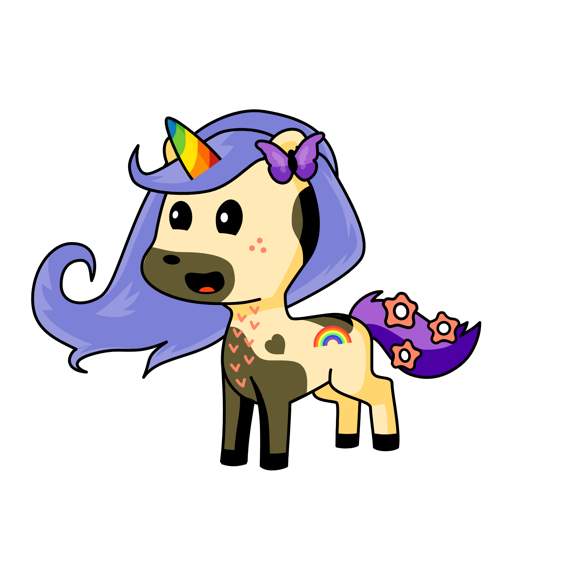 Moonlight, the unicorn