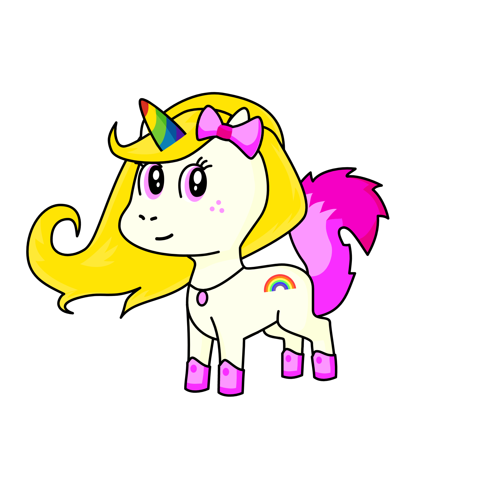 Rose quazt, the unicorn