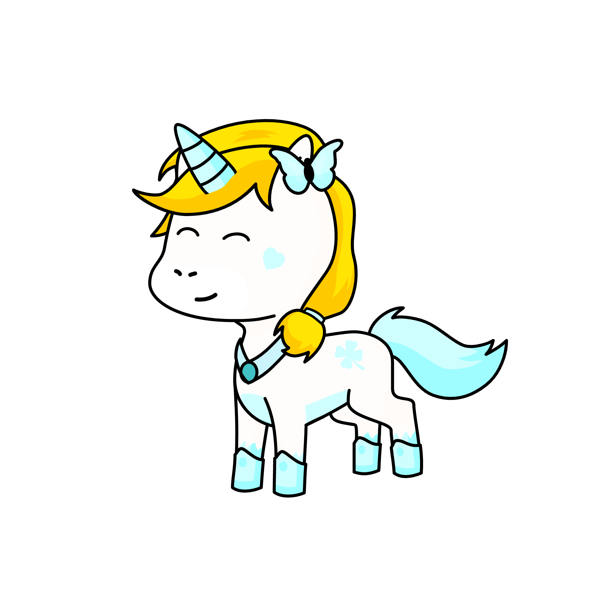 Blue berry, the unicorn