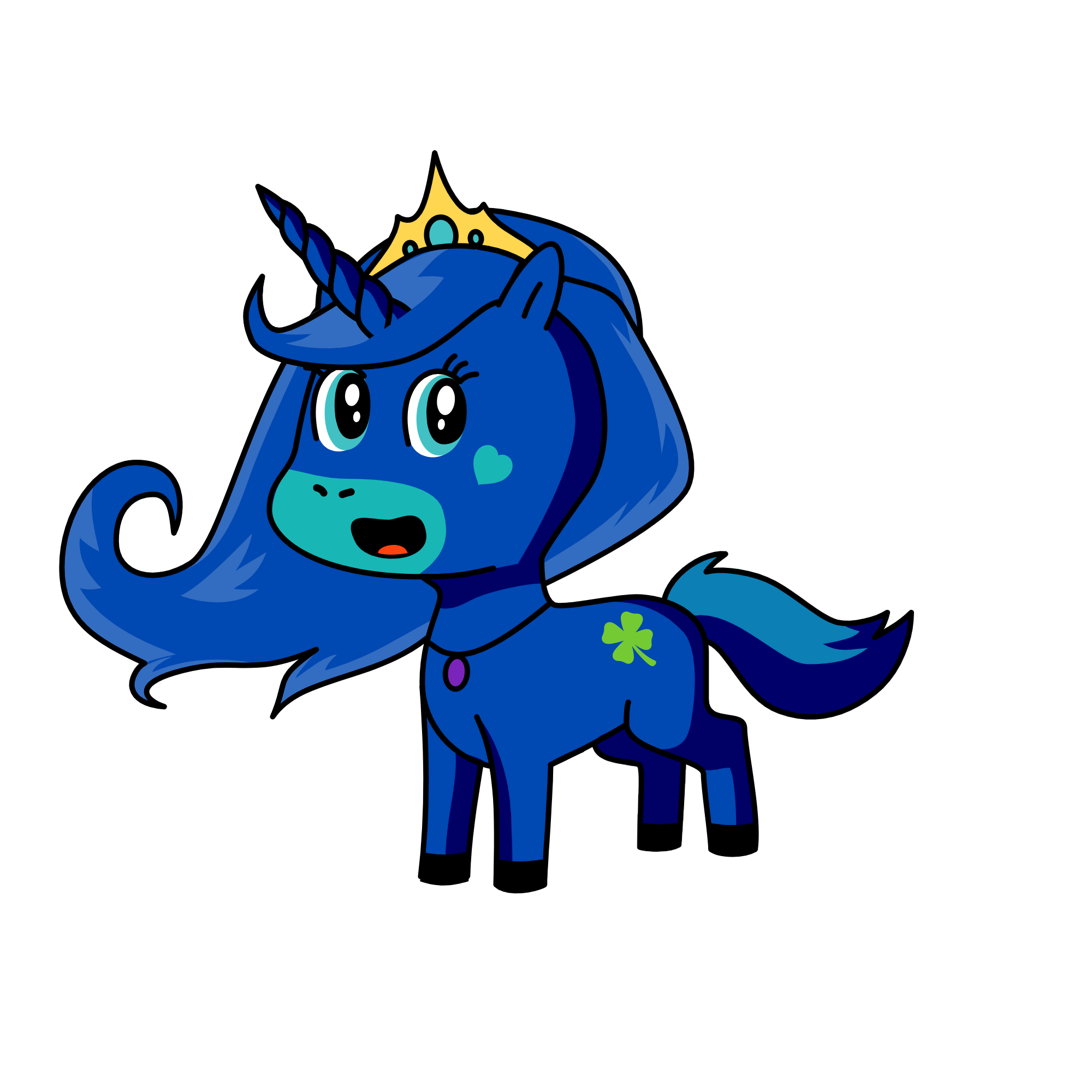 Midnight, the unicorn