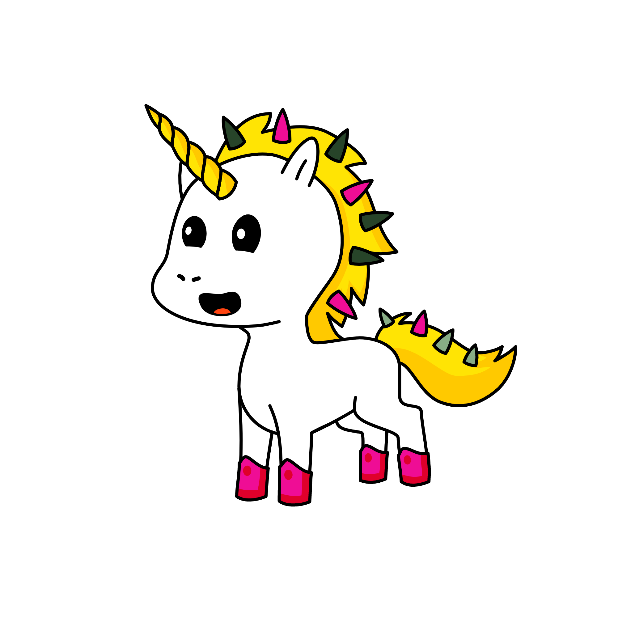 prince white, the unicorn