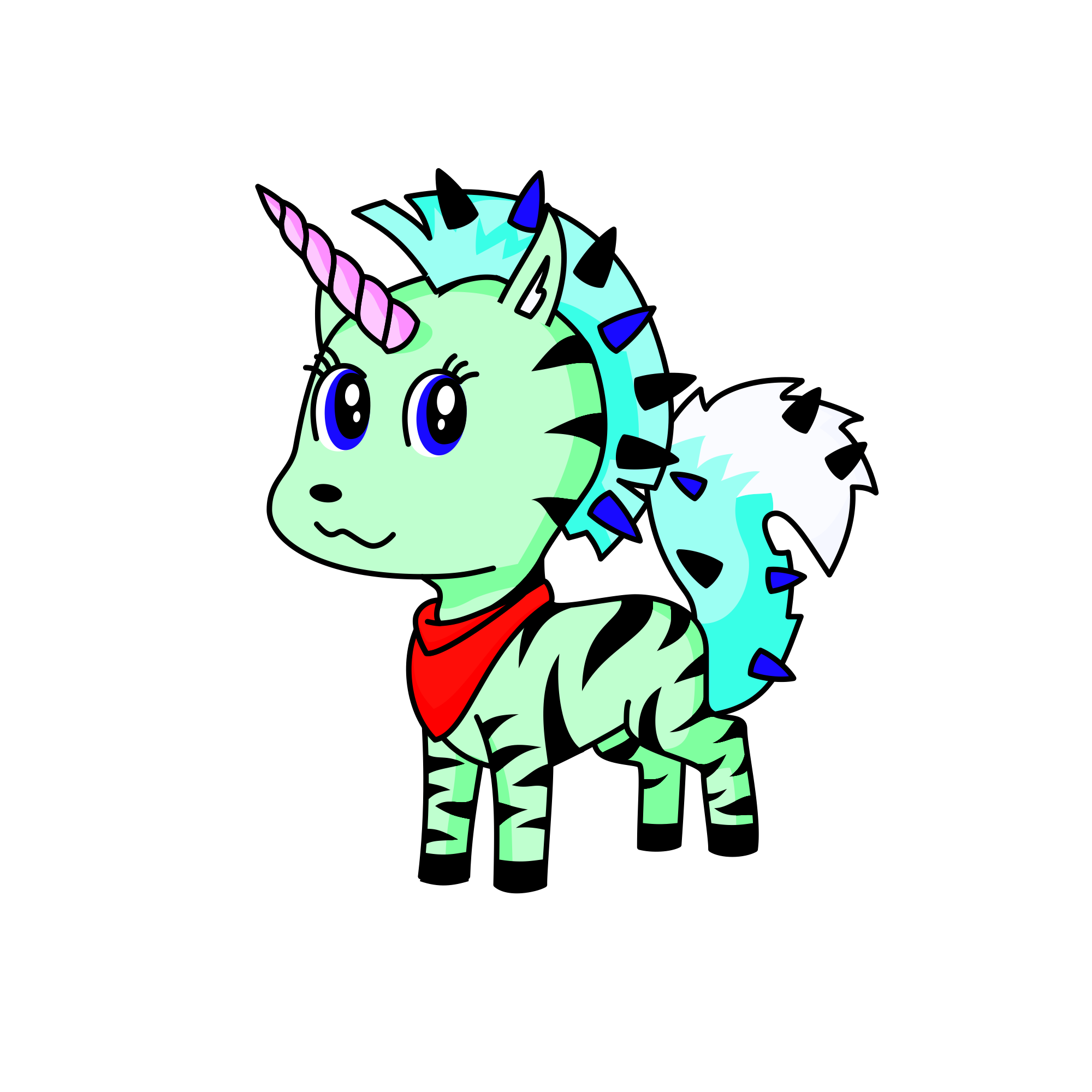 Spike dryblood, the unicorn