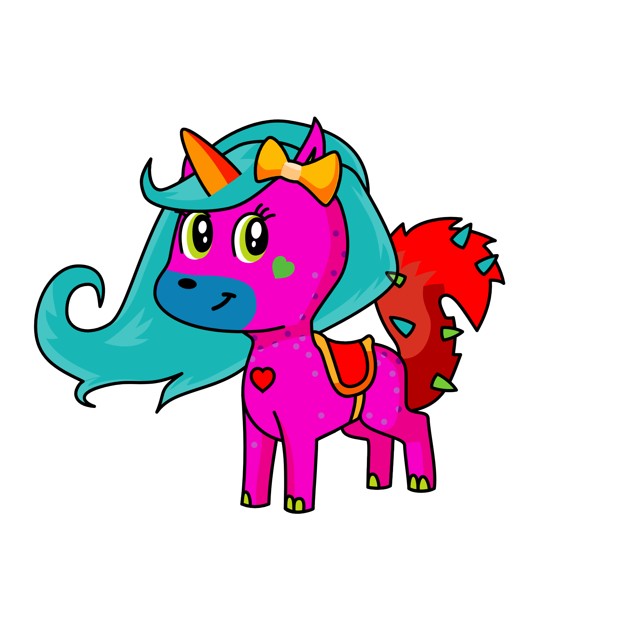 pinky, the unicorn