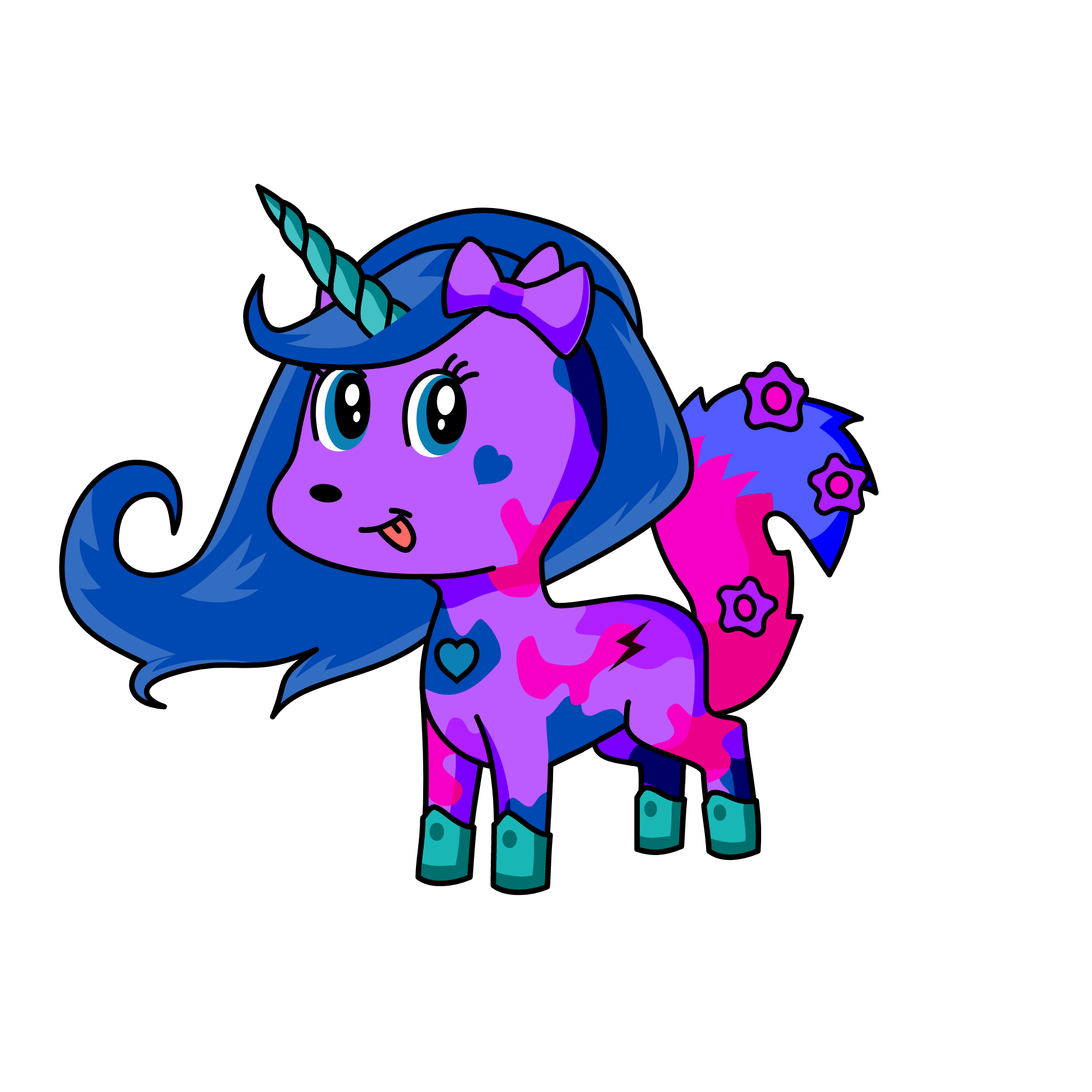 Angela, the unicorn