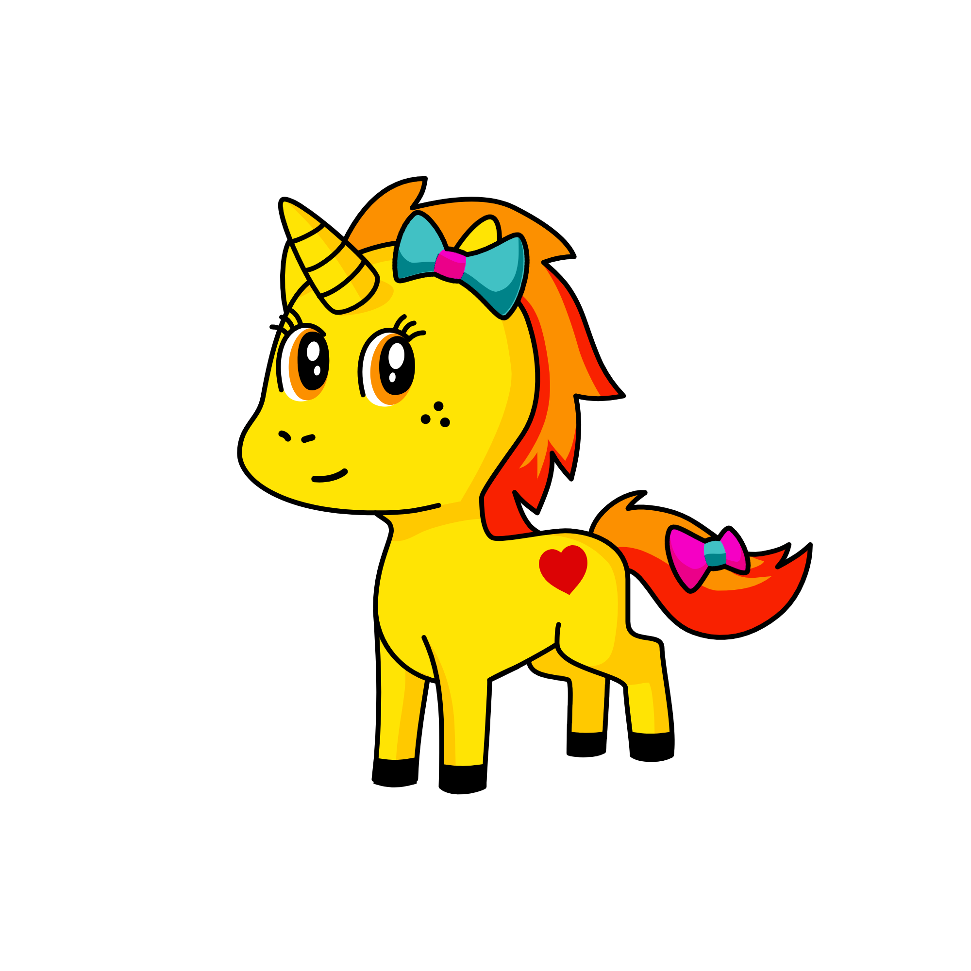 Cupcake, the unicorn