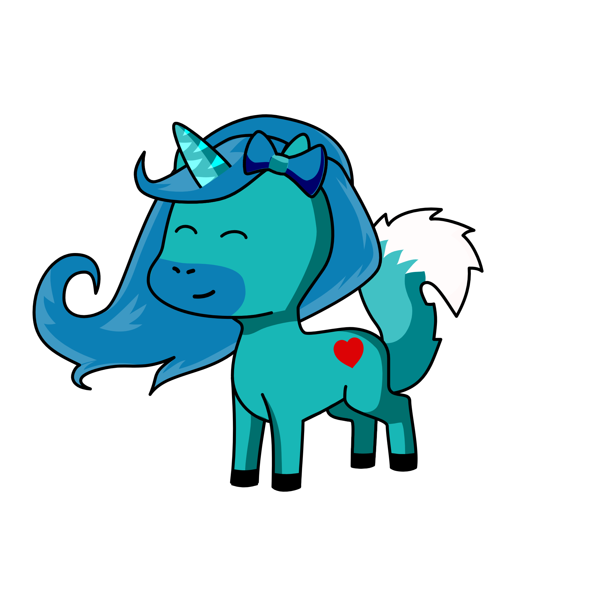 Snowby, the unicorn
