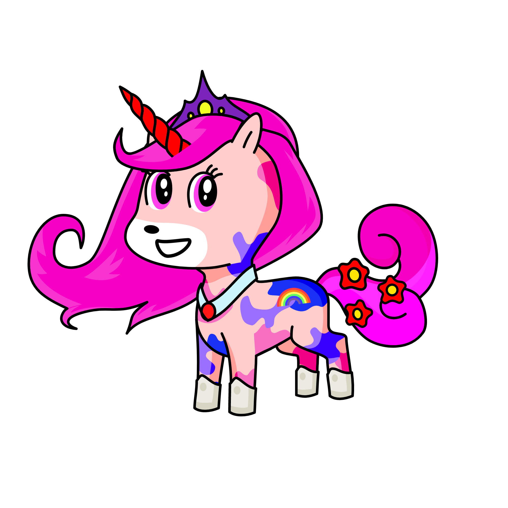 glitter, the unicorn