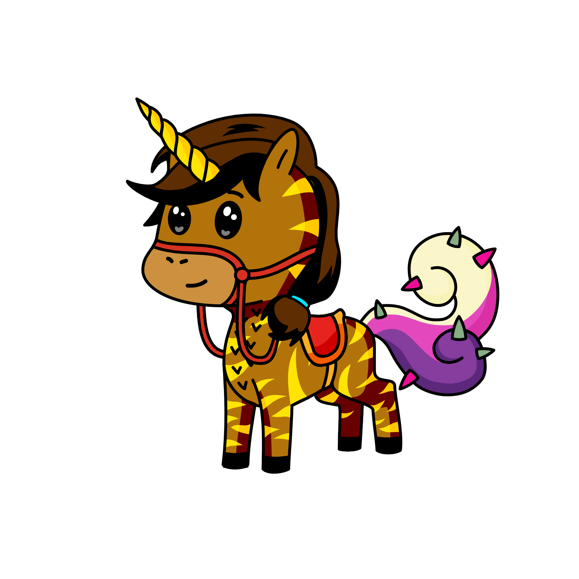 Herminie, the unicorn