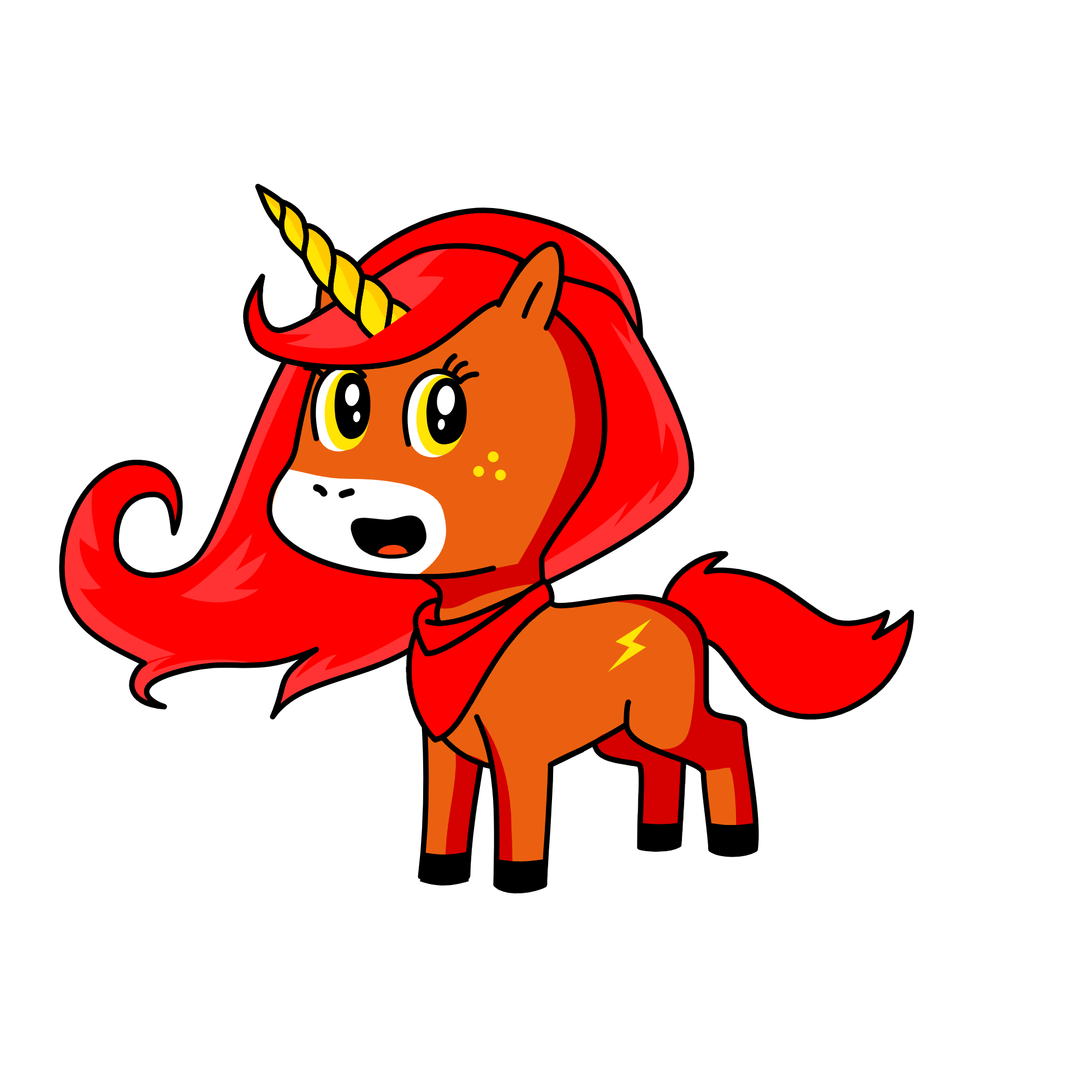 Sandy, the unicorn