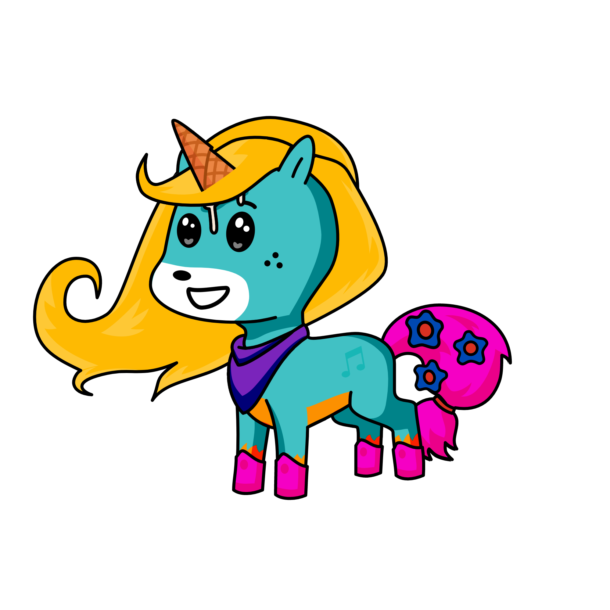 Ice Cream , the unicorn
