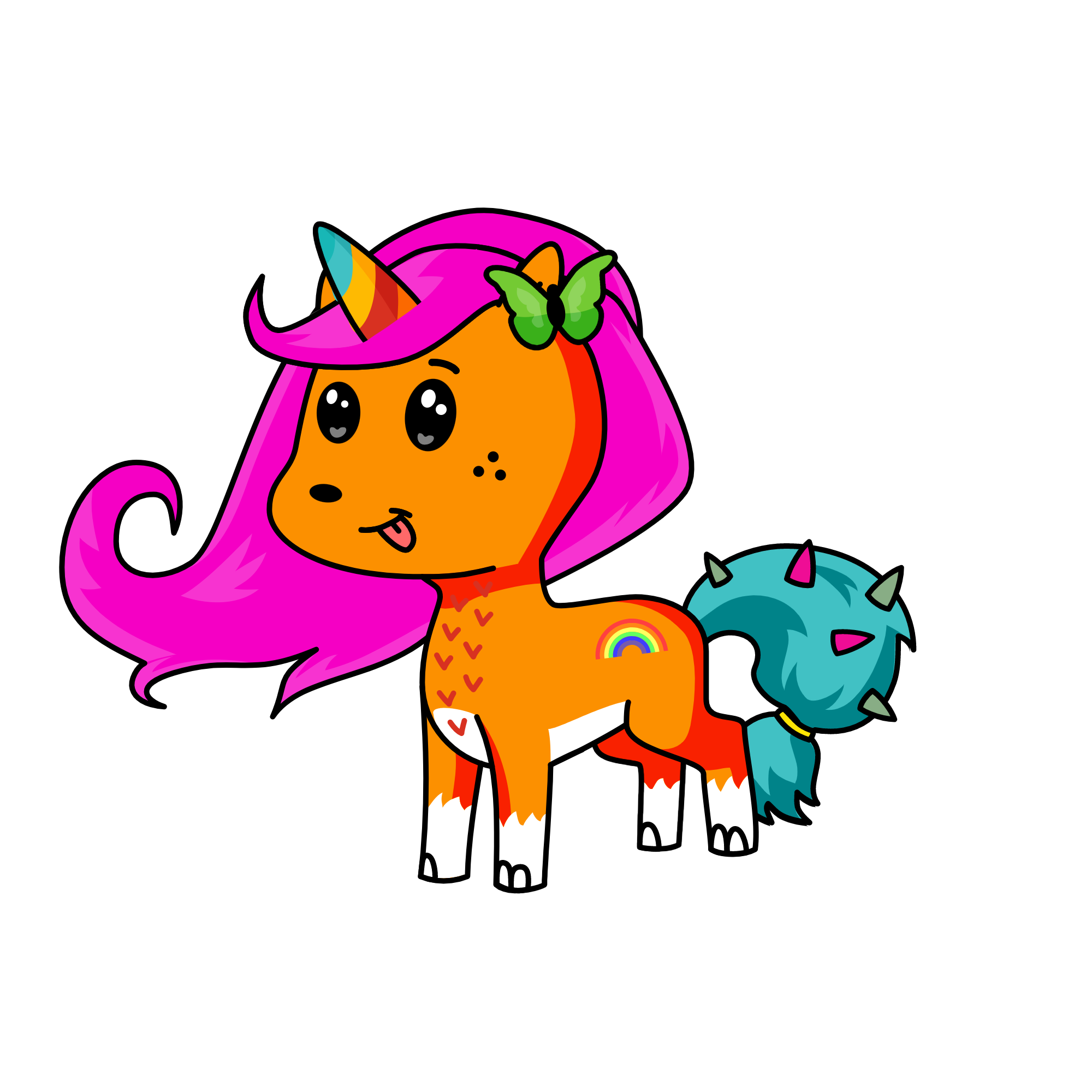 rainbow, the unicorn