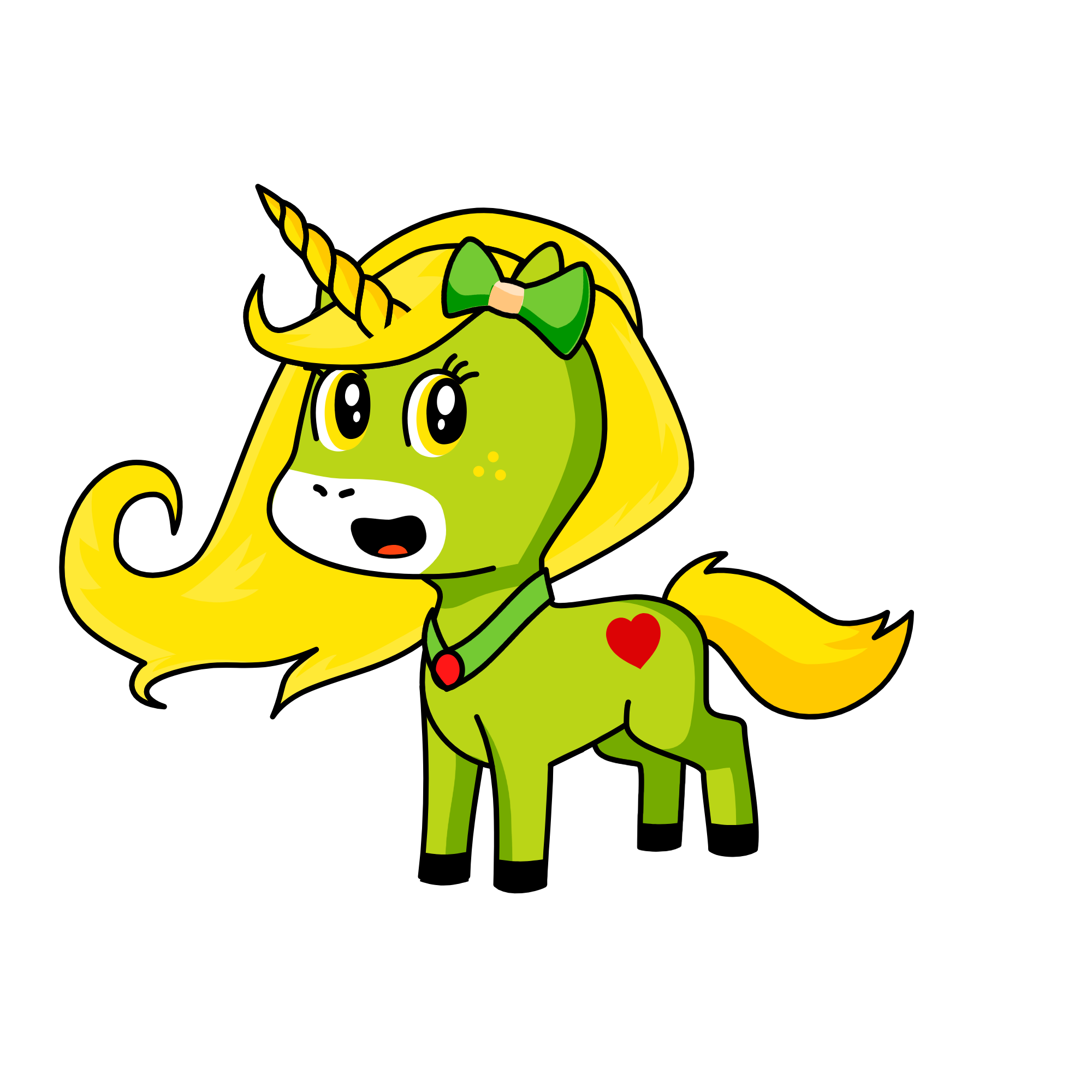 Suprise, the unicorn