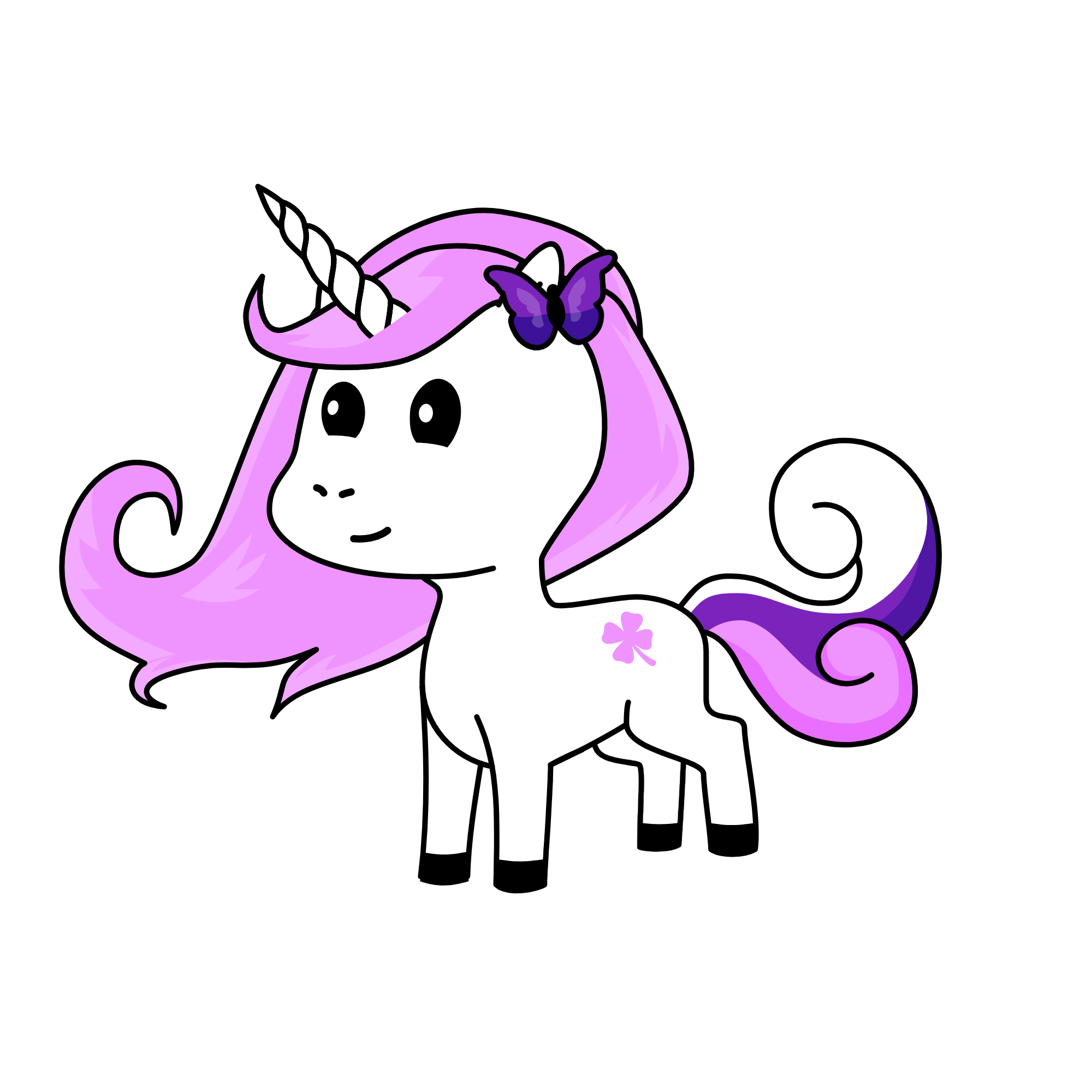 Lavender, the unicorn