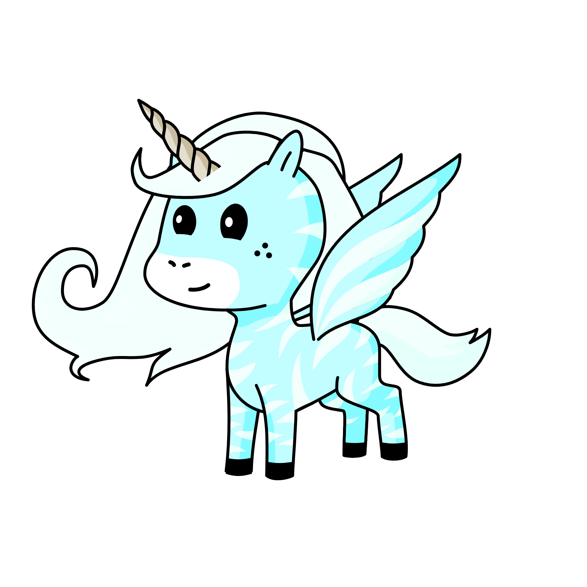 Snowy, the unicorn