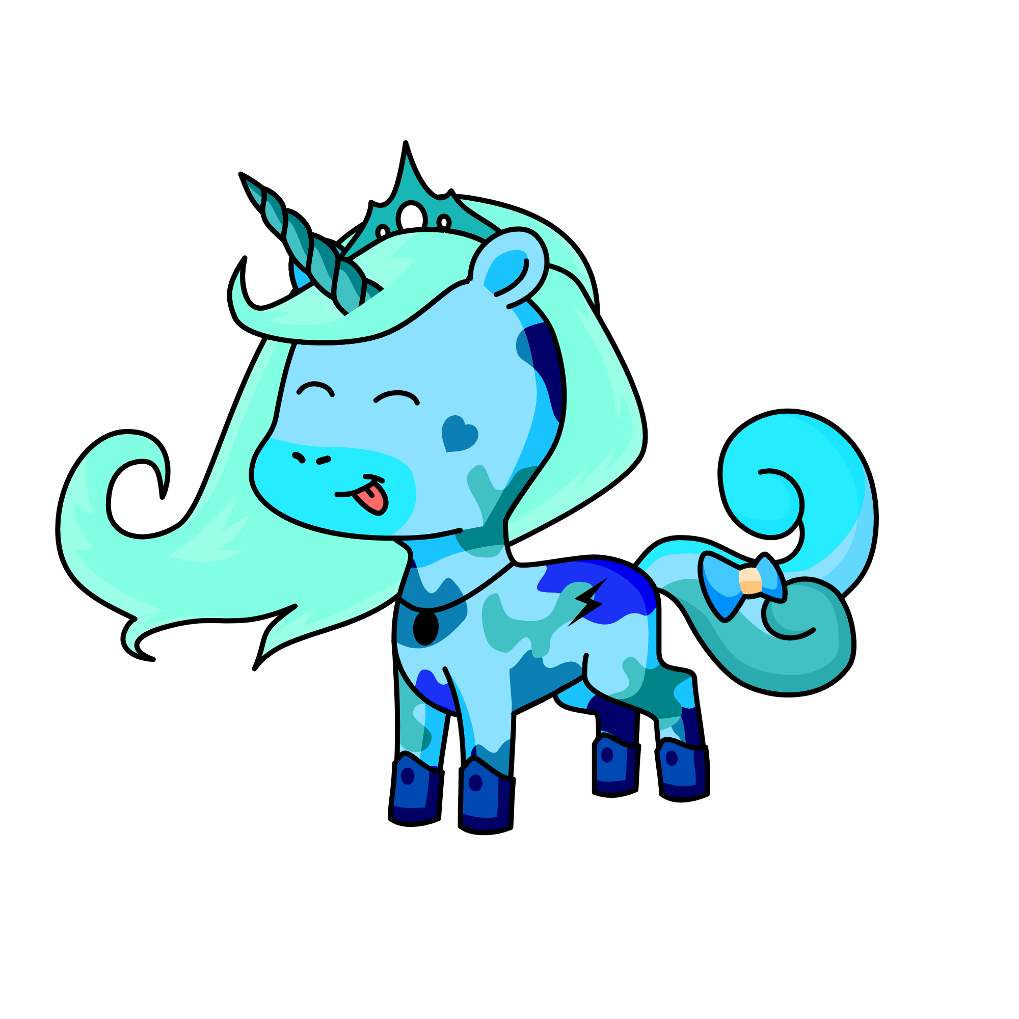 IceGlam, the unicorn