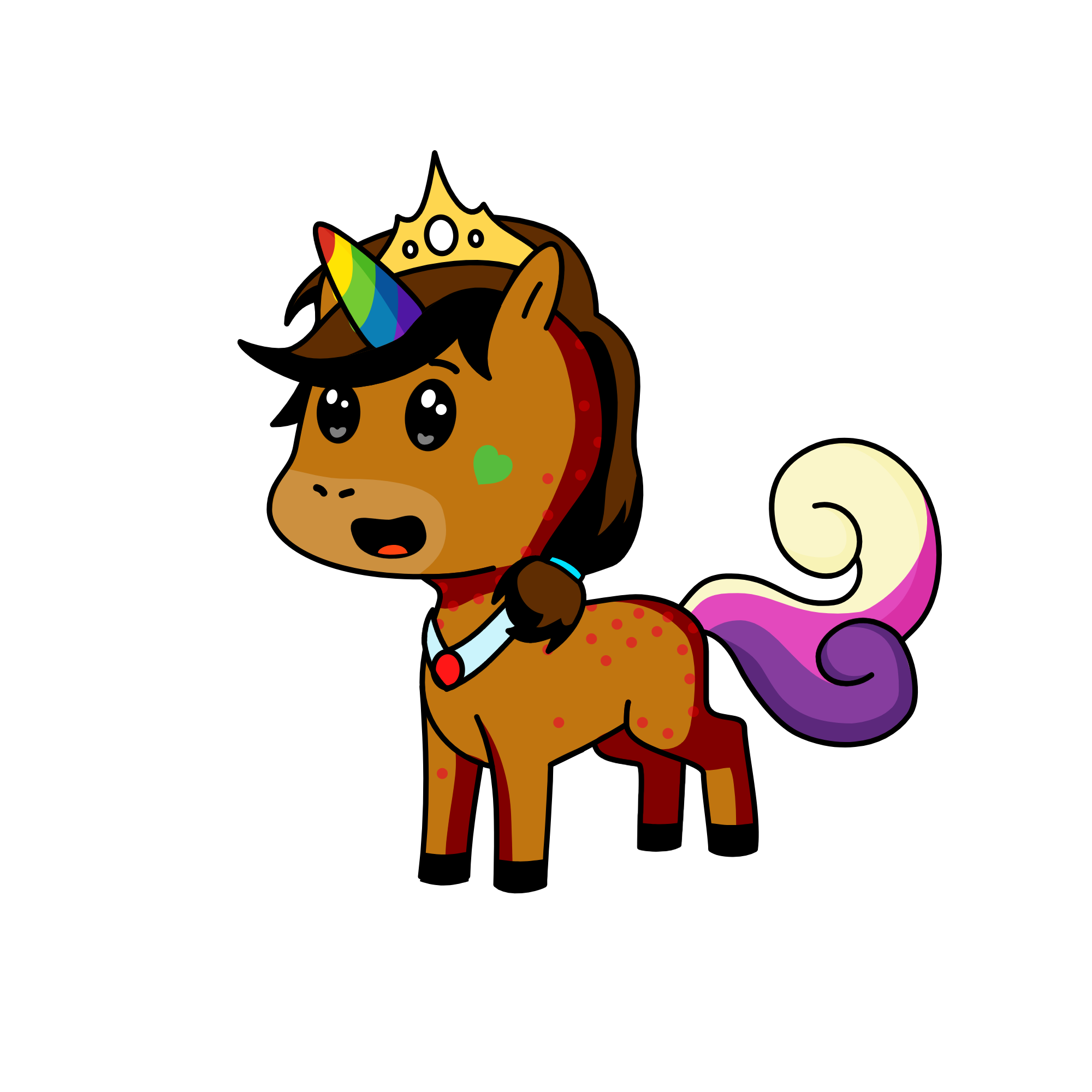 rainbow, the unicorn
