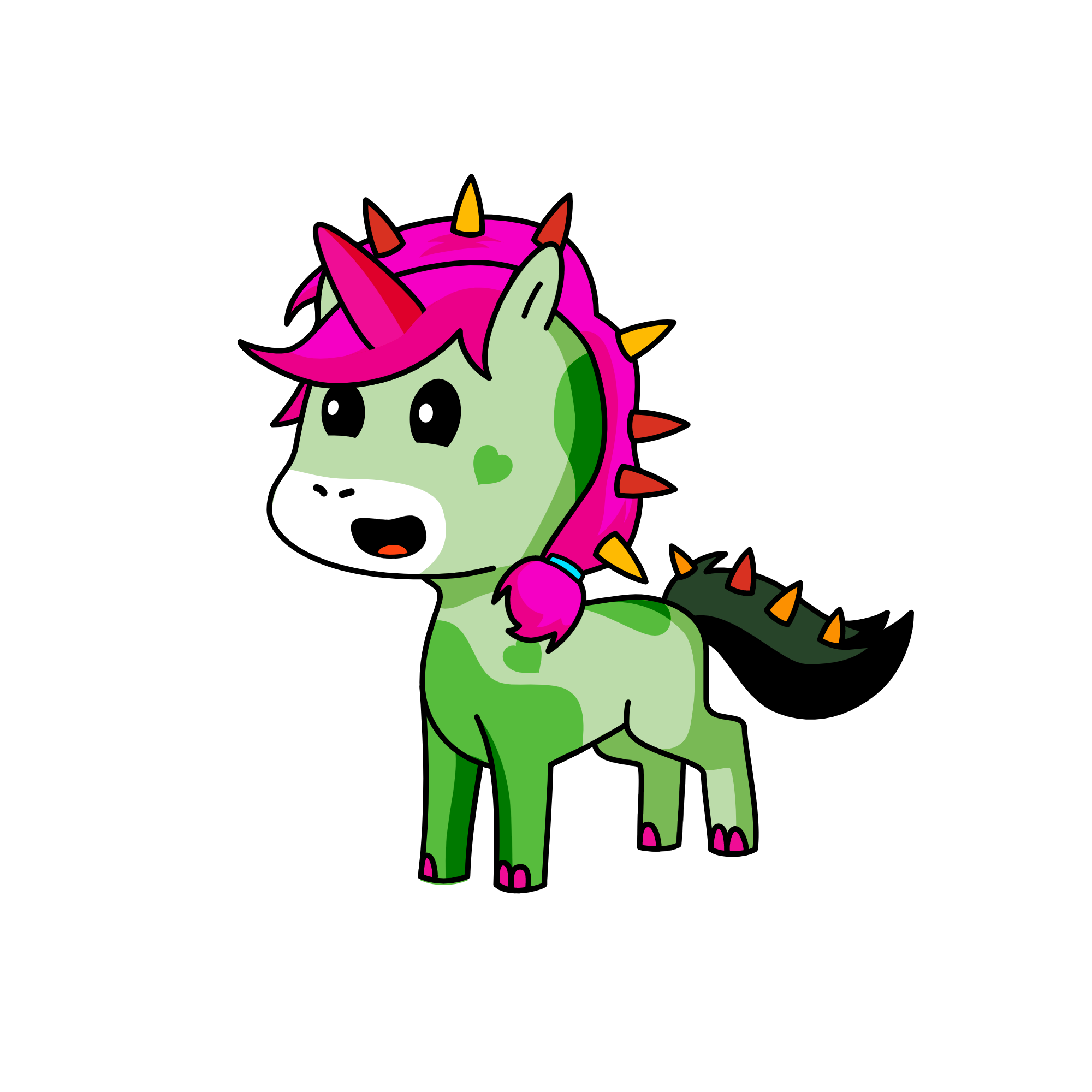 Spike, the unicorn