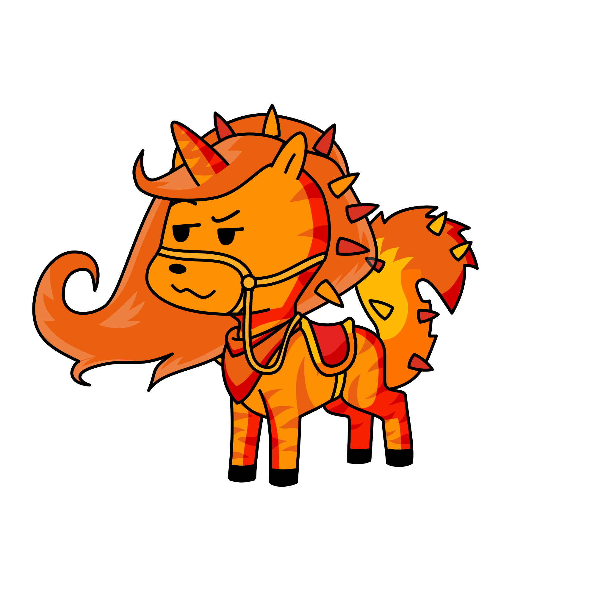 tiger, the unicorn