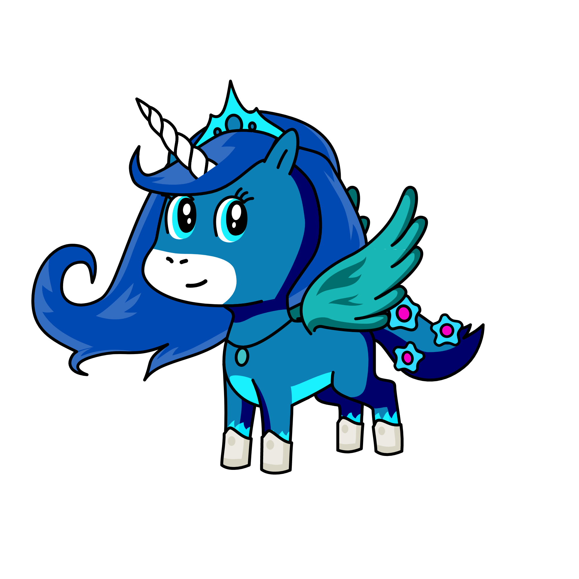 Icy, the unicorn