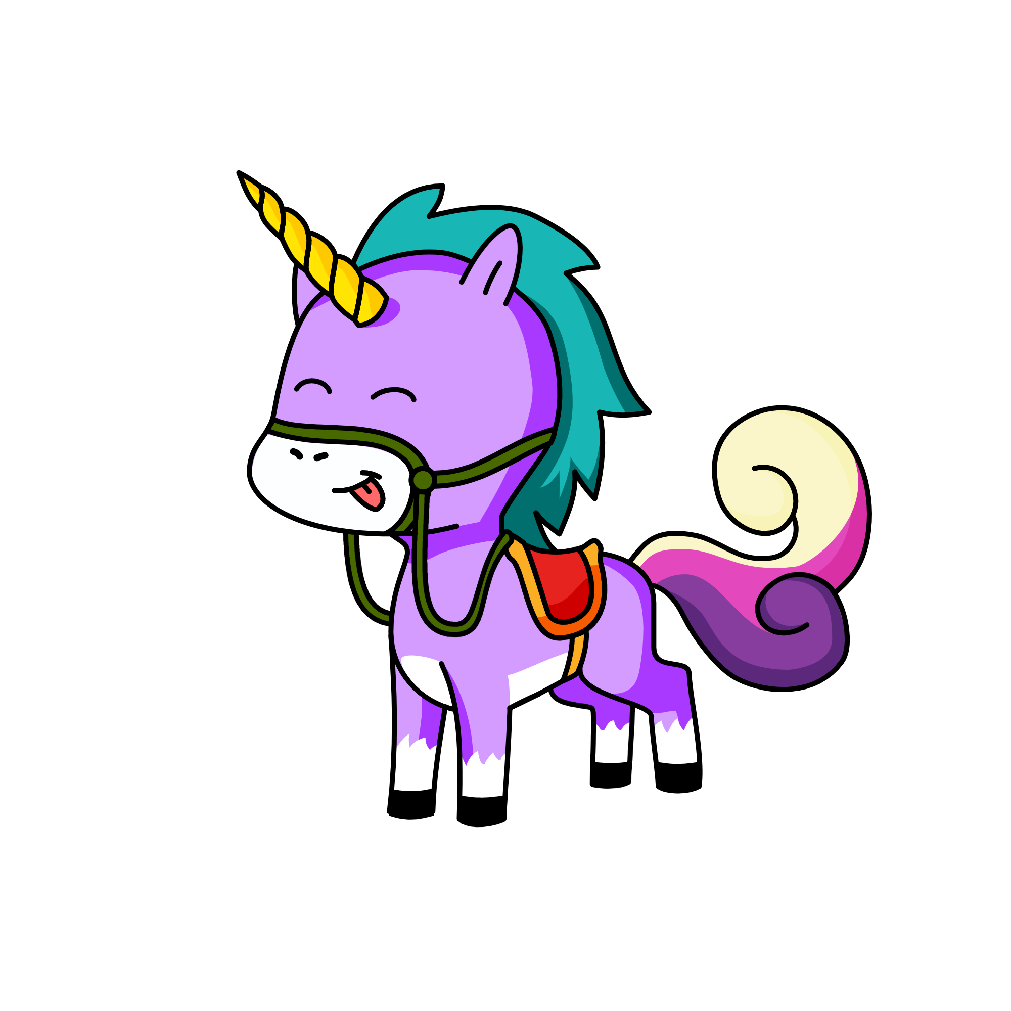 Purple Pumpkin Pie, the unicorn