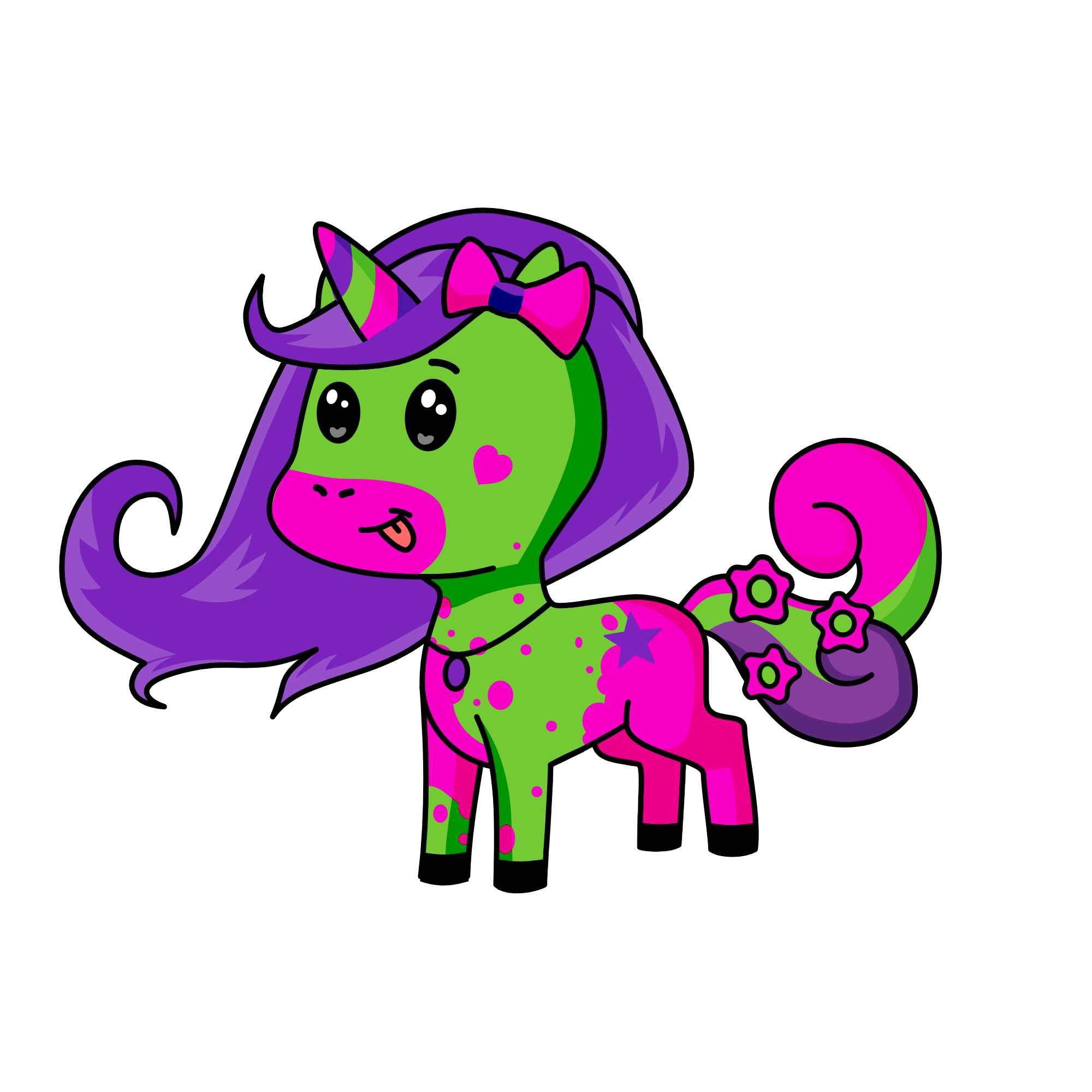 Watermelon, the unicorn