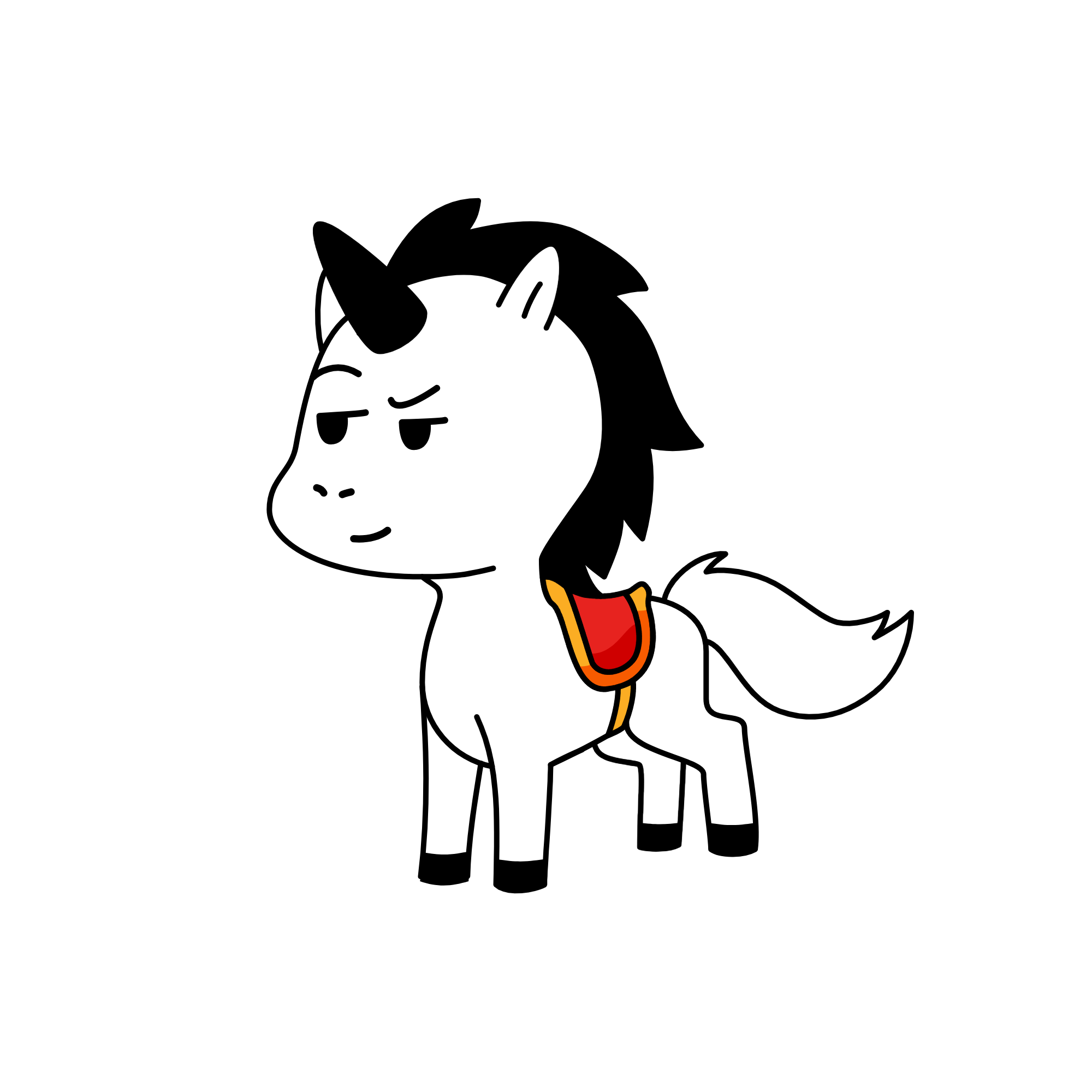 Mickey (i tryed my best), the unicorn